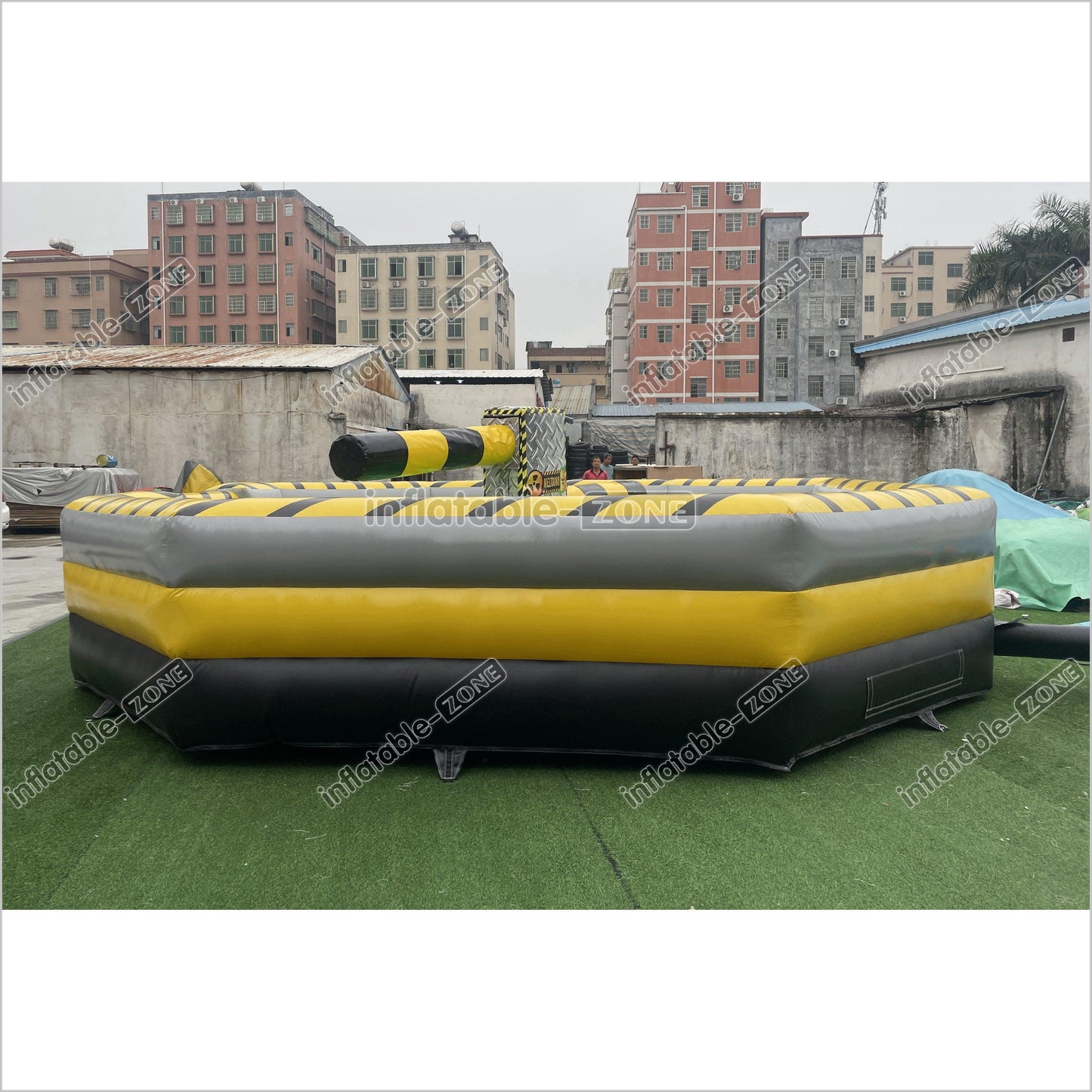 Classic Commercial Party Inflatable Meltdown Mechanical Game Inflatable Jumping Mattress Wipeout Machine - Inflatable-Zone