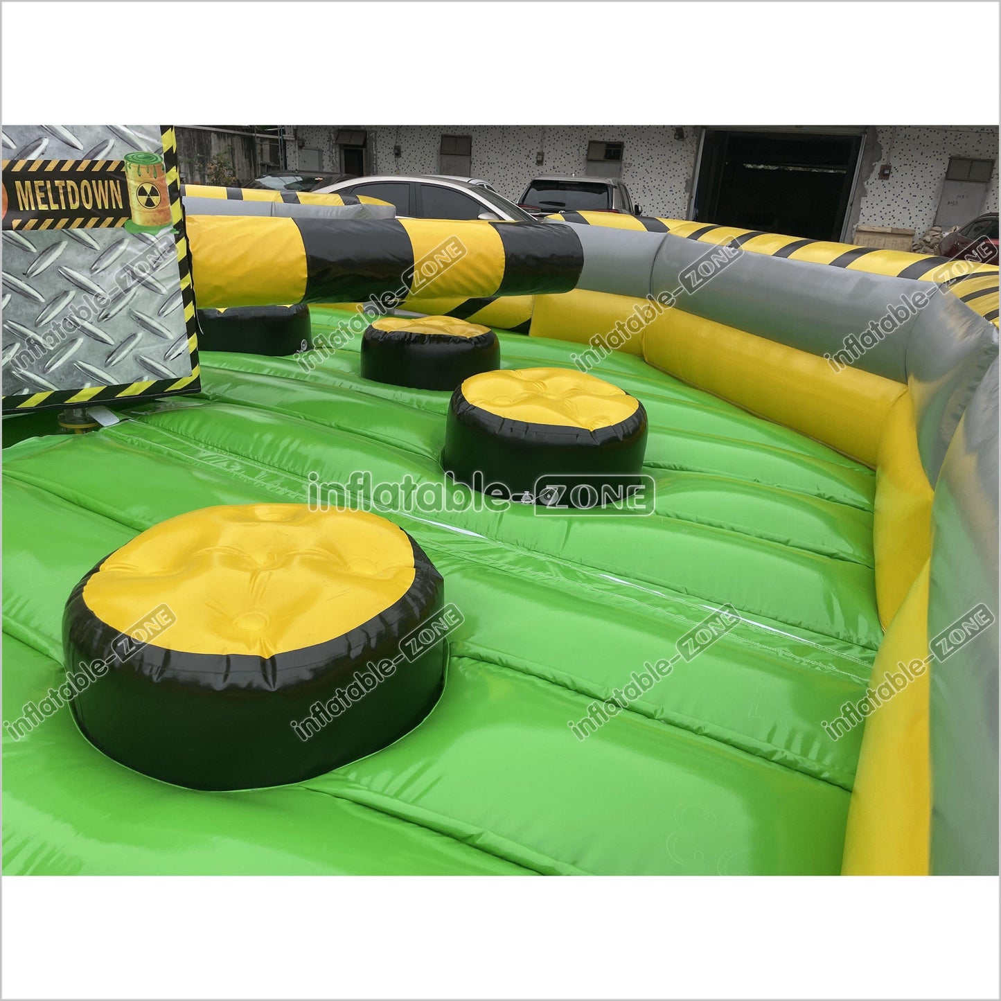 Classic Commercial Party Inflatable Meltdown Mechanical Game Inflatable Jumping Mattress Wipeout Machine - Inflatable-Zone