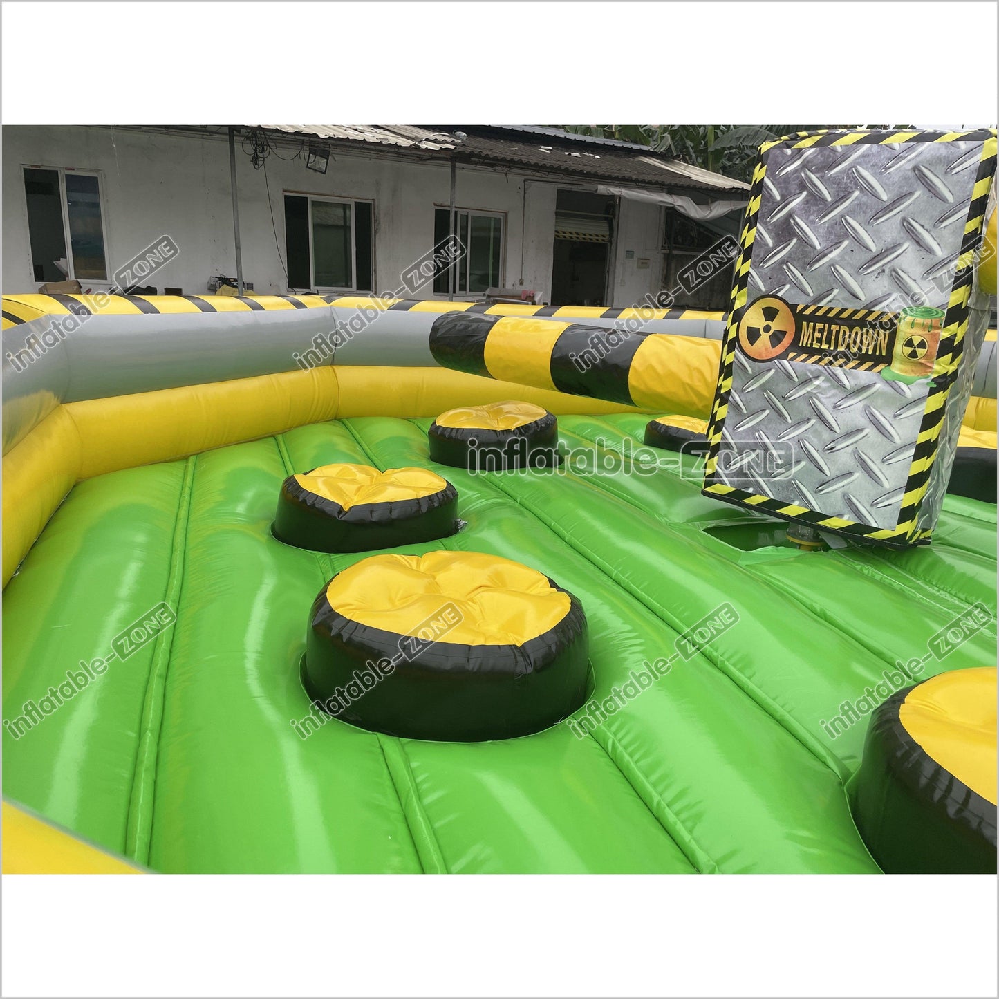 Classic Commercial Party Inflatable Meltdown Mechanical Game Inflatable Jumping Mattress Wipeout Machine - Inflatable-Zone