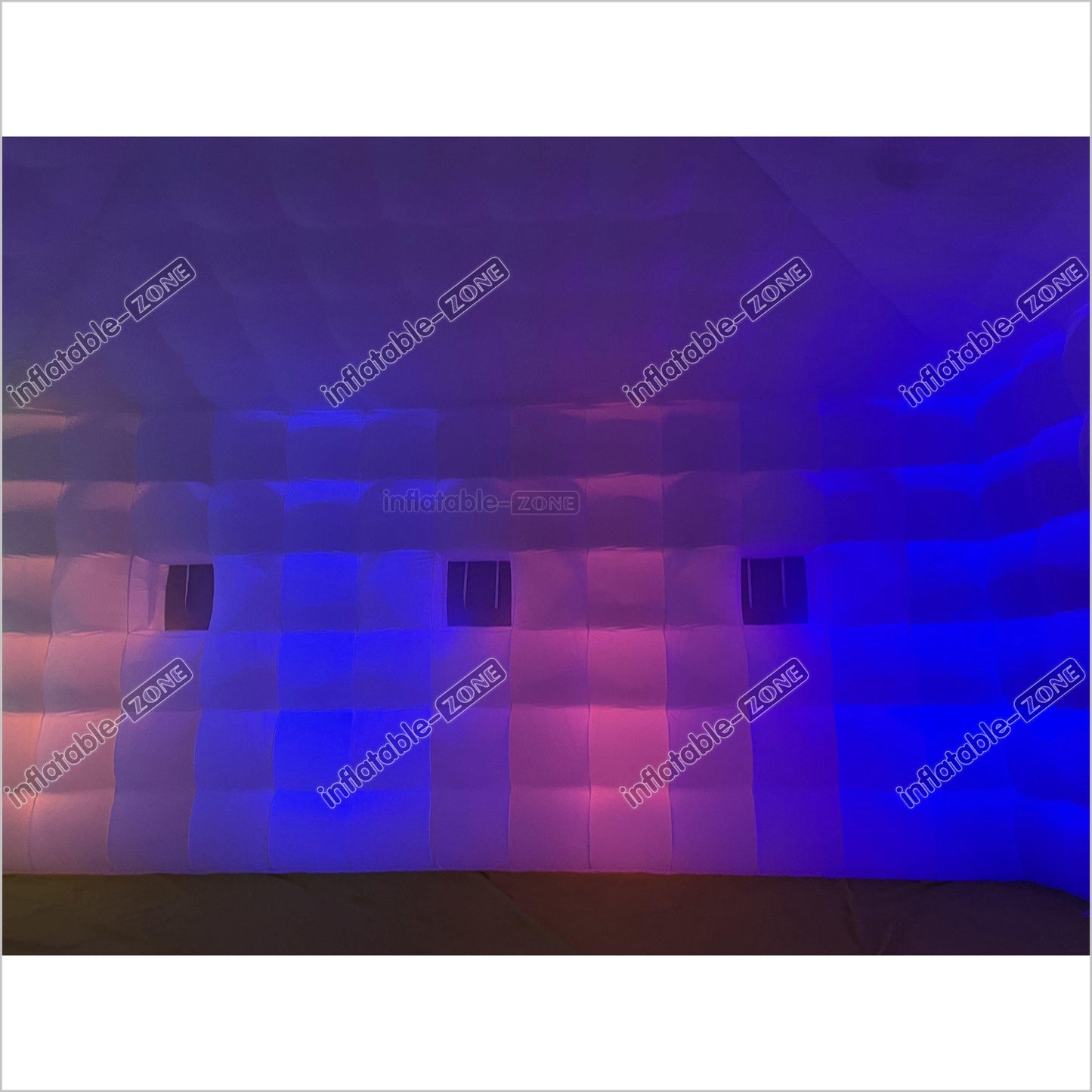 Wall Washer Light Inflatable Wedding Tent Disco Cube Inflatable Nightclub Party Bar With Led Lighting - Inflatable-Zone