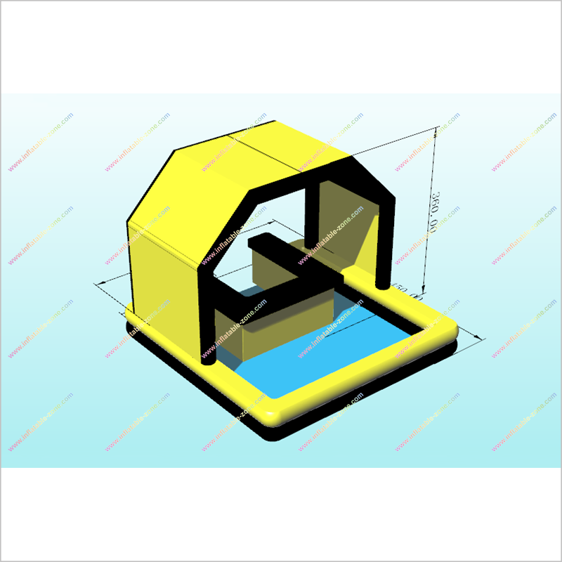 Leakproof Inflatable Pool Bar Backyard Festival Themed Party Inflatable Beach Bar With Pool Table Nearby