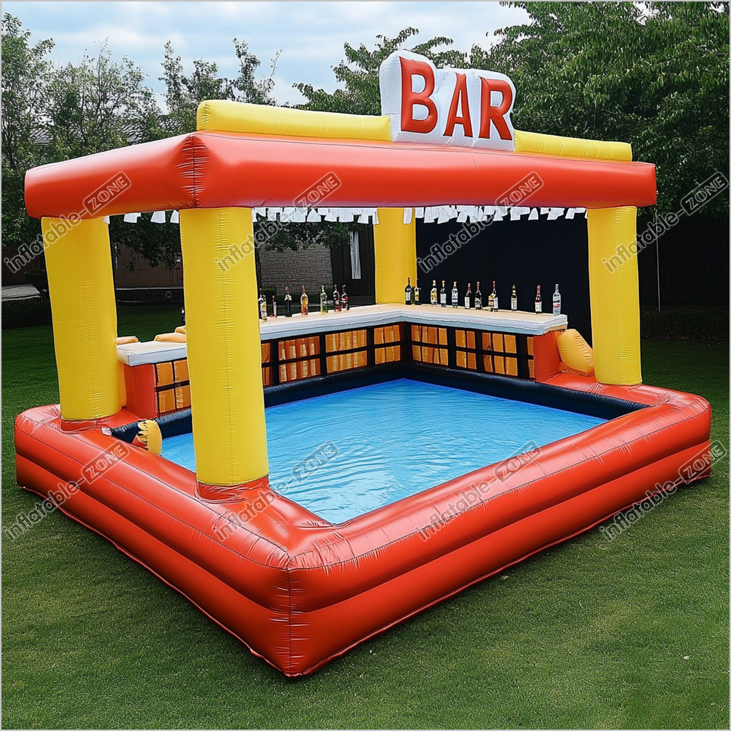 Inflatable Pool Bar Rental Outdoor Party Bar Inflatable Pool Backyard Bar And Pool Table Near Me - Inflatable-Zone
