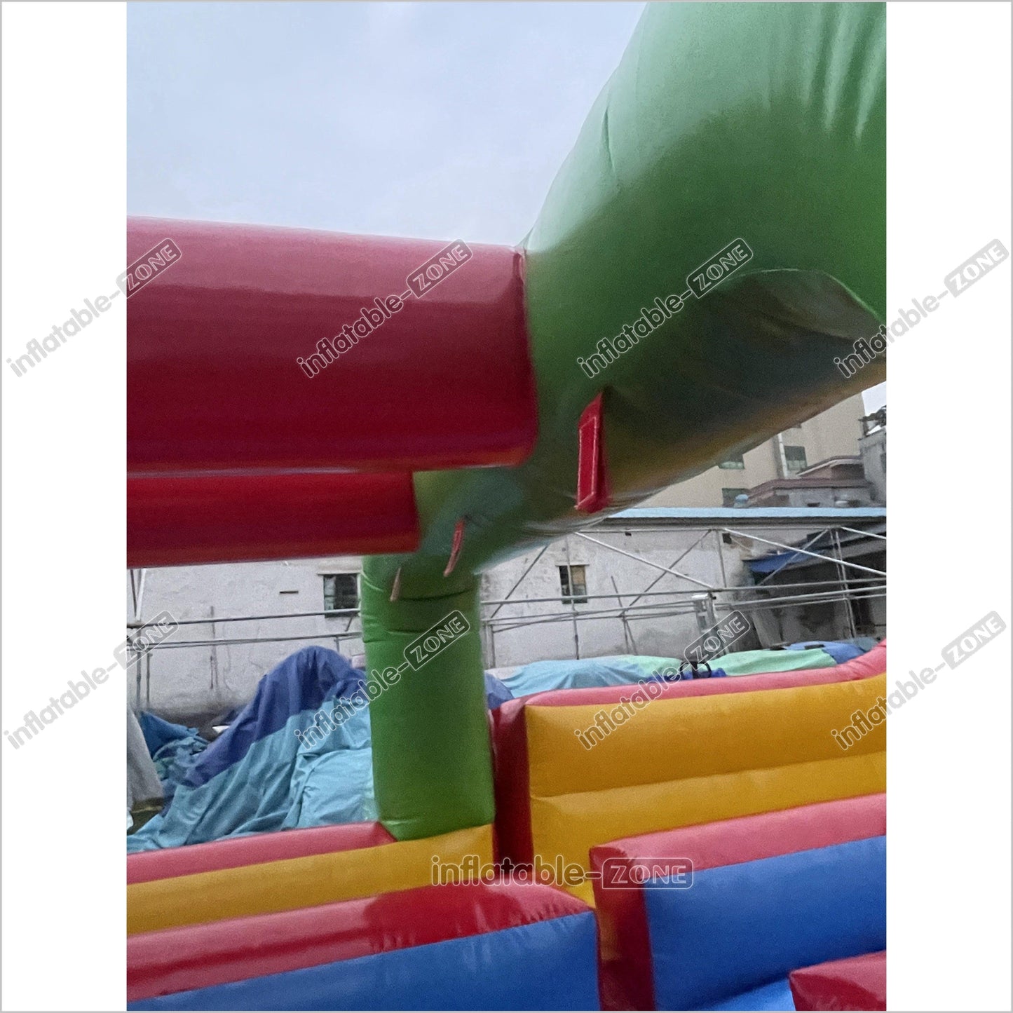 Large Outdoor Water Slide Jumping Castle Inflatable Pool Obstacle Water Slides For Kids - Inflatable-Zone