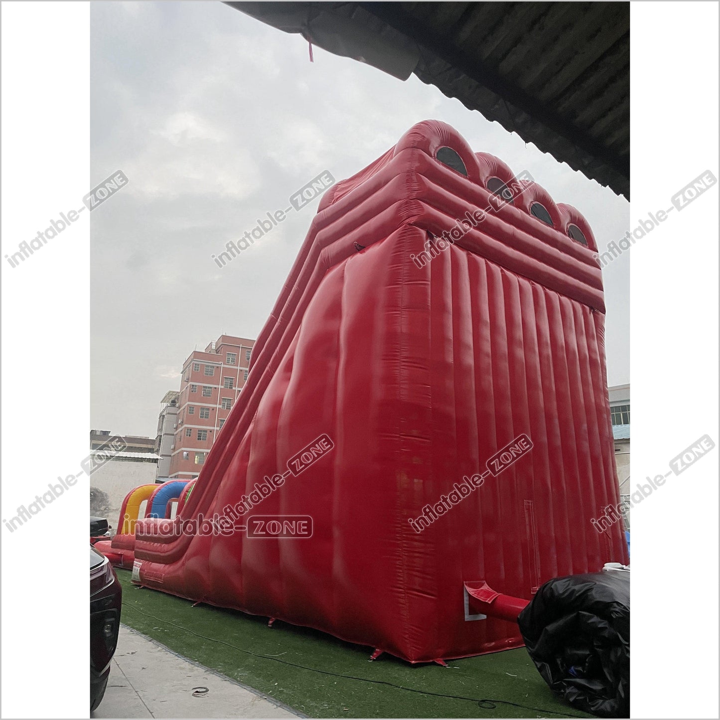 Large Outdoor Water Slide Jumping Castle Inflatable Pool Obstacle Water Slides For Kids - Inflatable-Zone