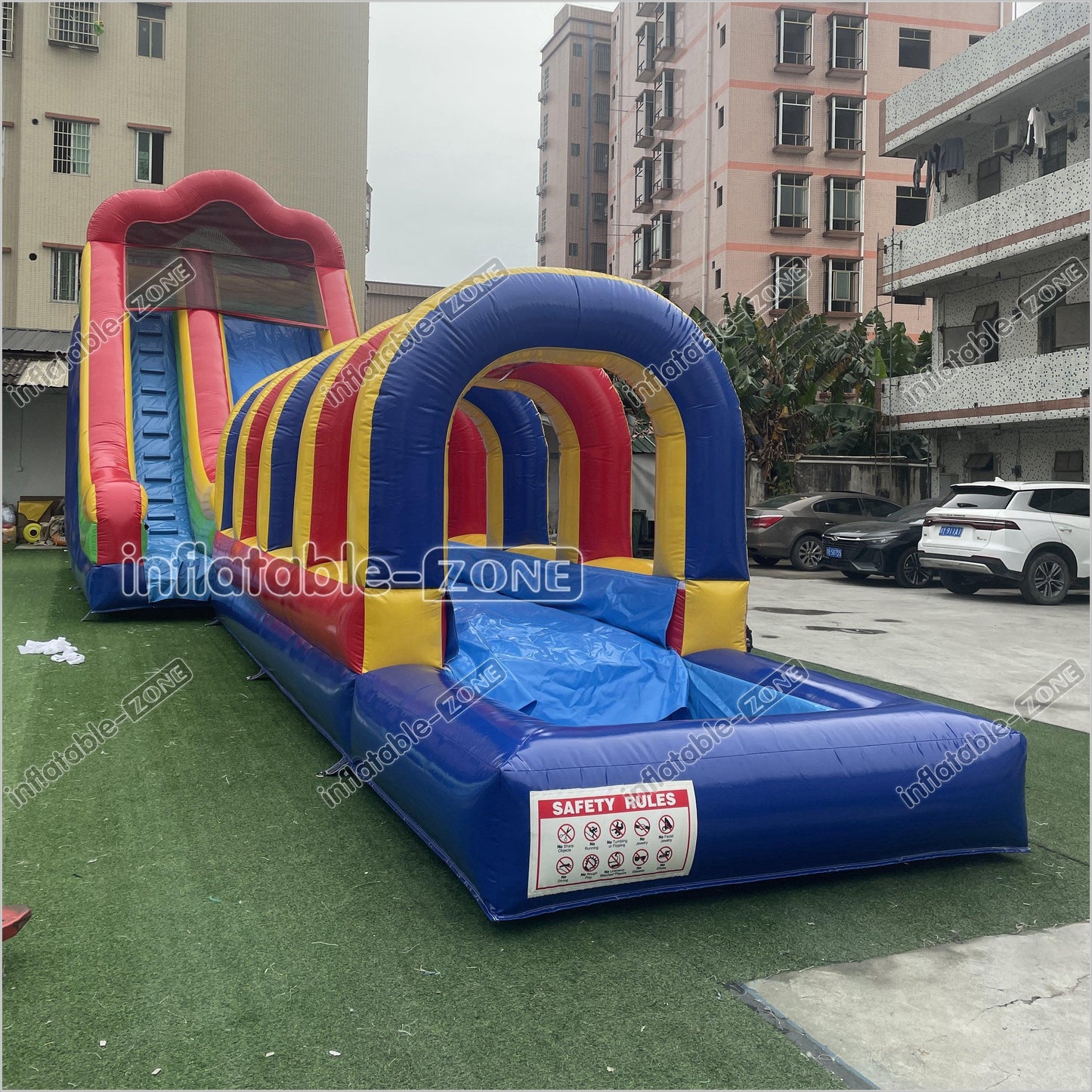 Inflatable Slip N Slide Inflatable Water Slide Large Outdoor Waterslide For Above Ground Pool - Inflatable-Zone