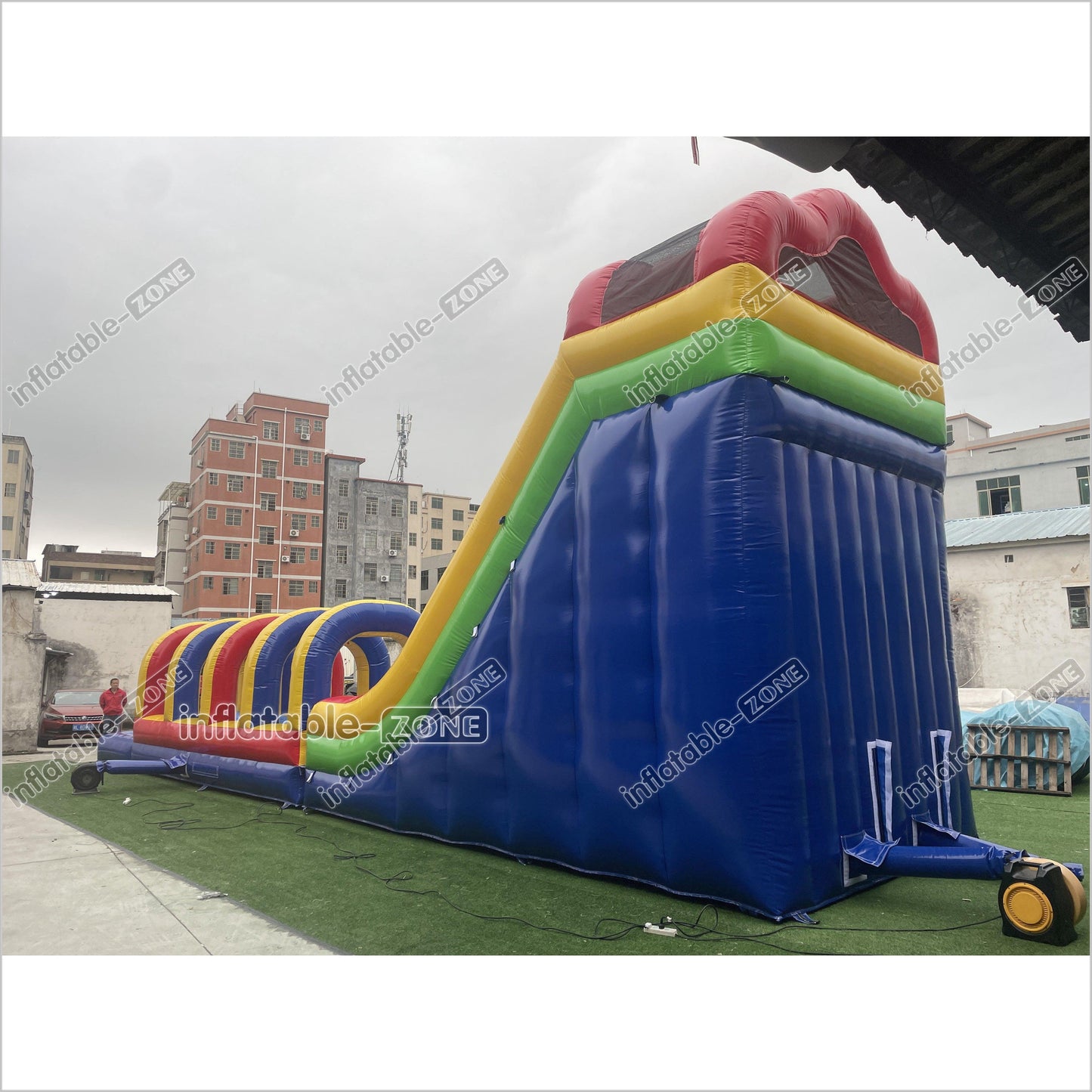 Inflatable Slip N Slide Inflatable Water Slide Large Outdoor Waterslide For Above Ground Pool - Inflatable-Zone