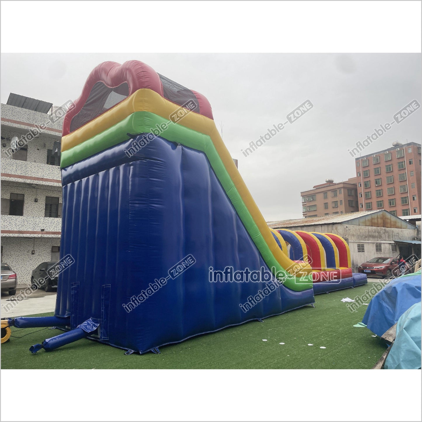 Inflatable Slip N Slide Inflatable Water Slide Large Outdoor Waterslide For Above Ground Pool - Inflatable-Zone