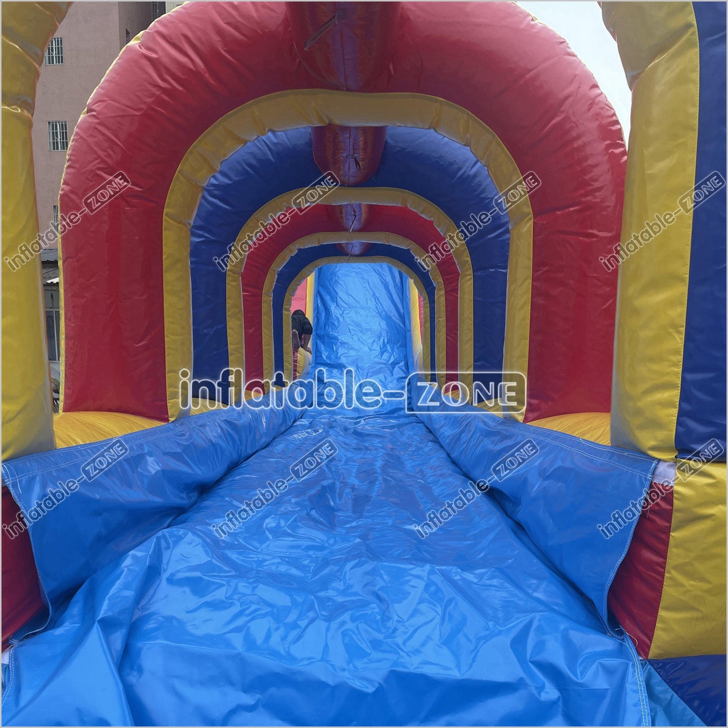 Inflatable Slip N Slide Inflatable Water Slide Large Outdoor Waterslide For Above Ground Pool - Inflatable-Zone