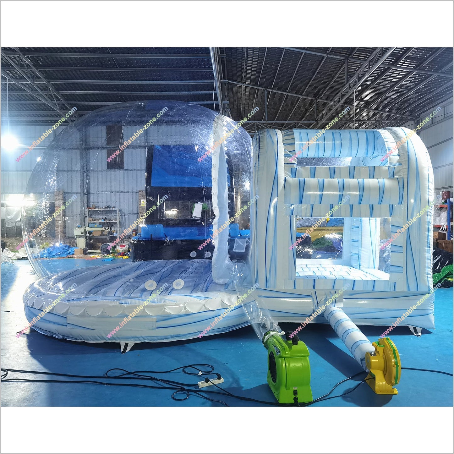 Inflatable Snow Globes Custom Backdrop Printing Inflatable Yard Snow Globe Photo Booth For Birthday Party - Inflatable-Zone