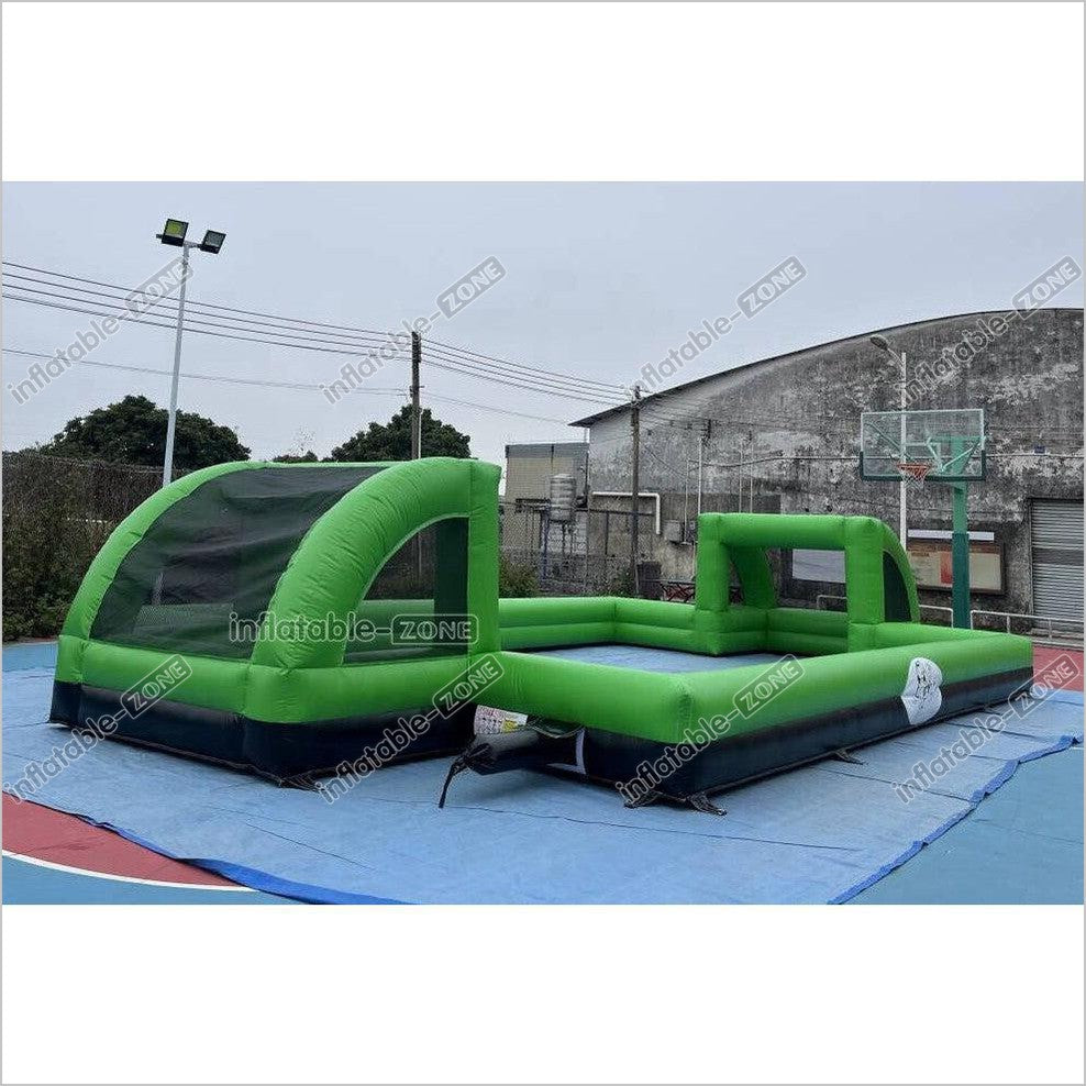 Giant Inflatable Soap Football Pitch Playground Soccer Field For Outdoor Sport And Play - Inflatable-Zone