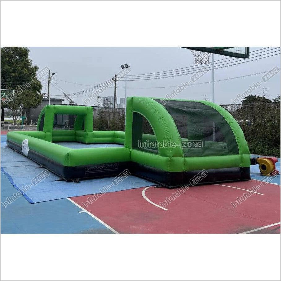 Giant Inflatable Soap Football Pitch Playground Soccer Field For Outdoor Sport And Play - Inflatable-Zone