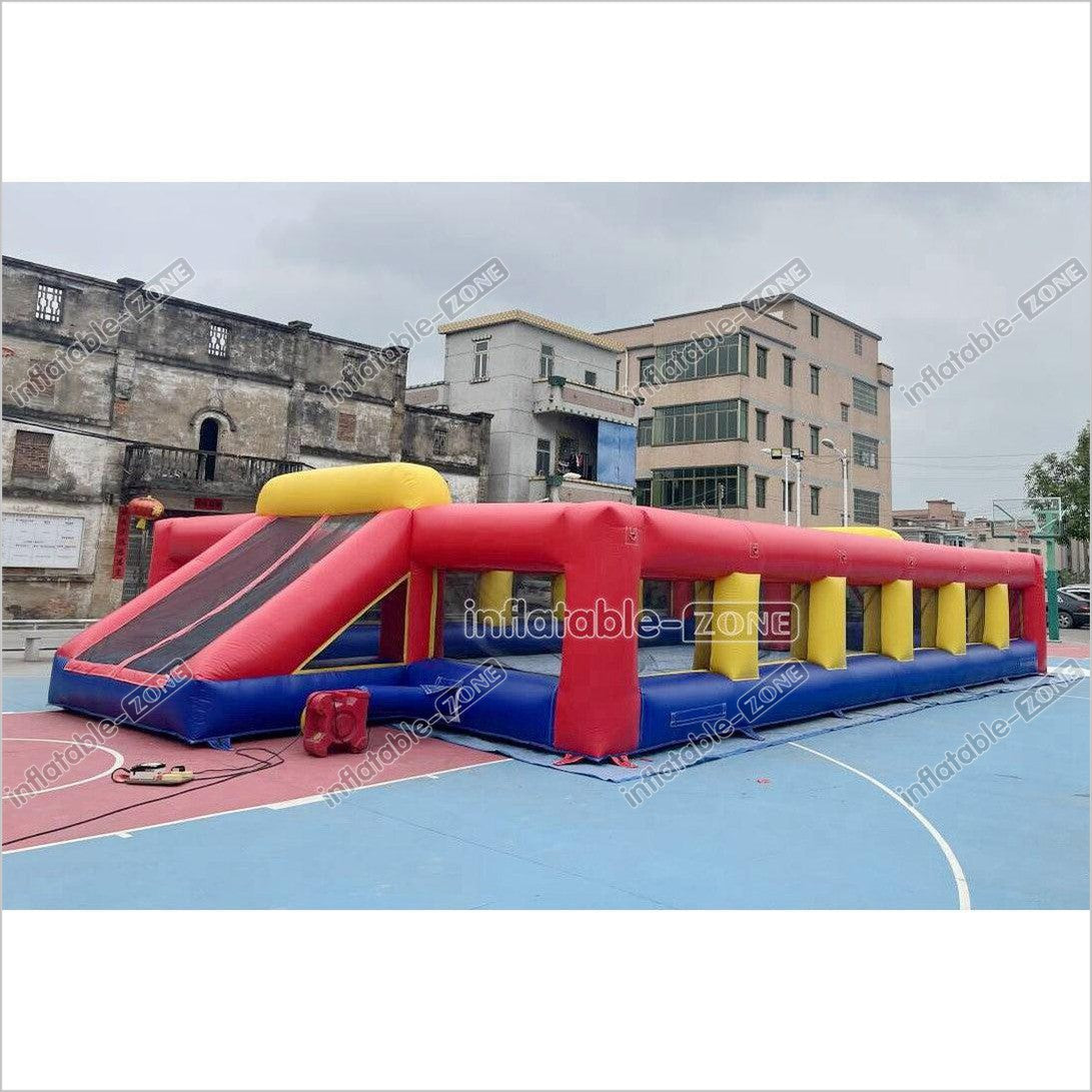 Fun Inflatable Soccer Field Pitch Big Outdoor Sport Game Inflatable Football Soap Court For Playground - Inflatable-Zone