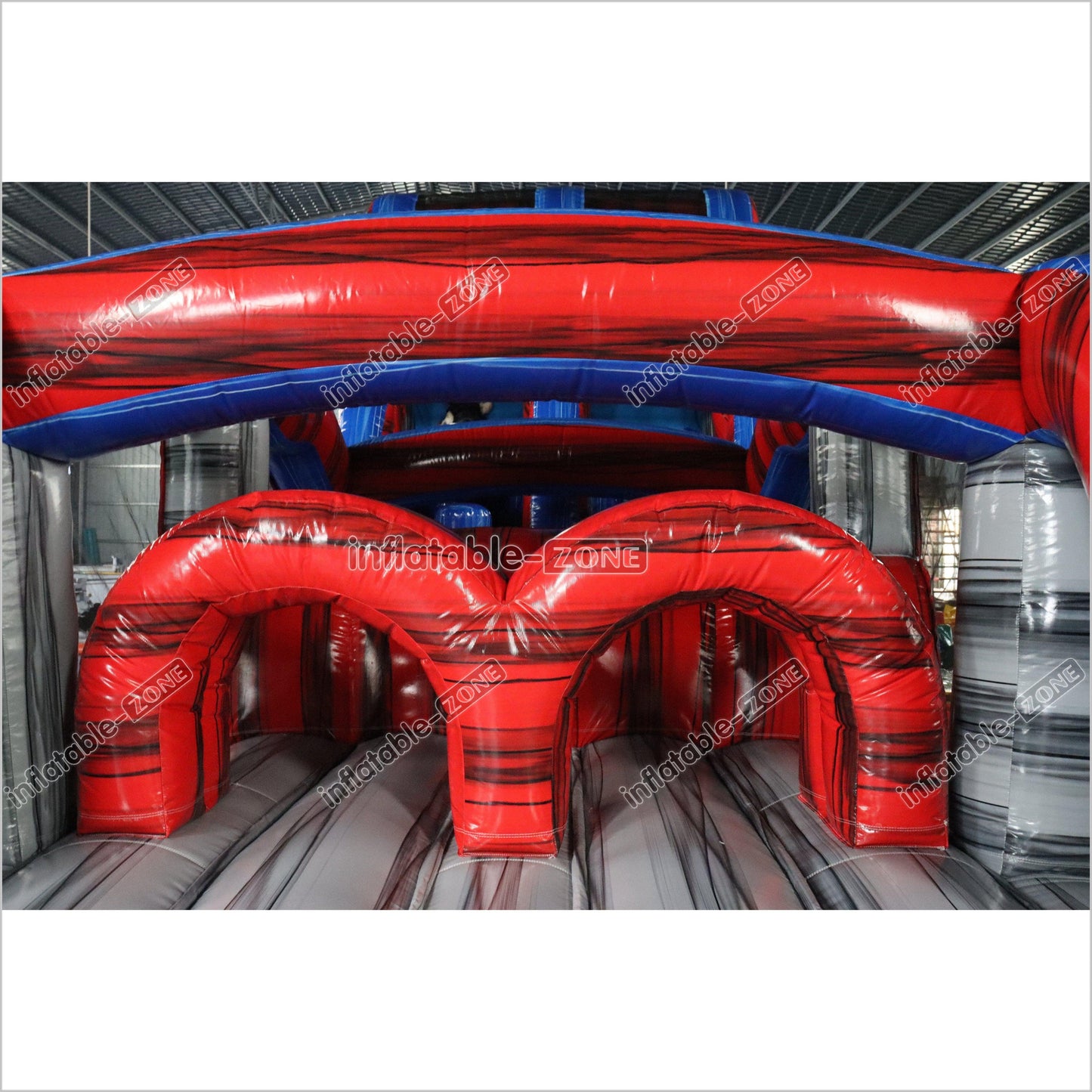 Large Inflatable Water Slide Obstacle Course Birthday Party Jump Near Me With Pool - Inflatable-Zone