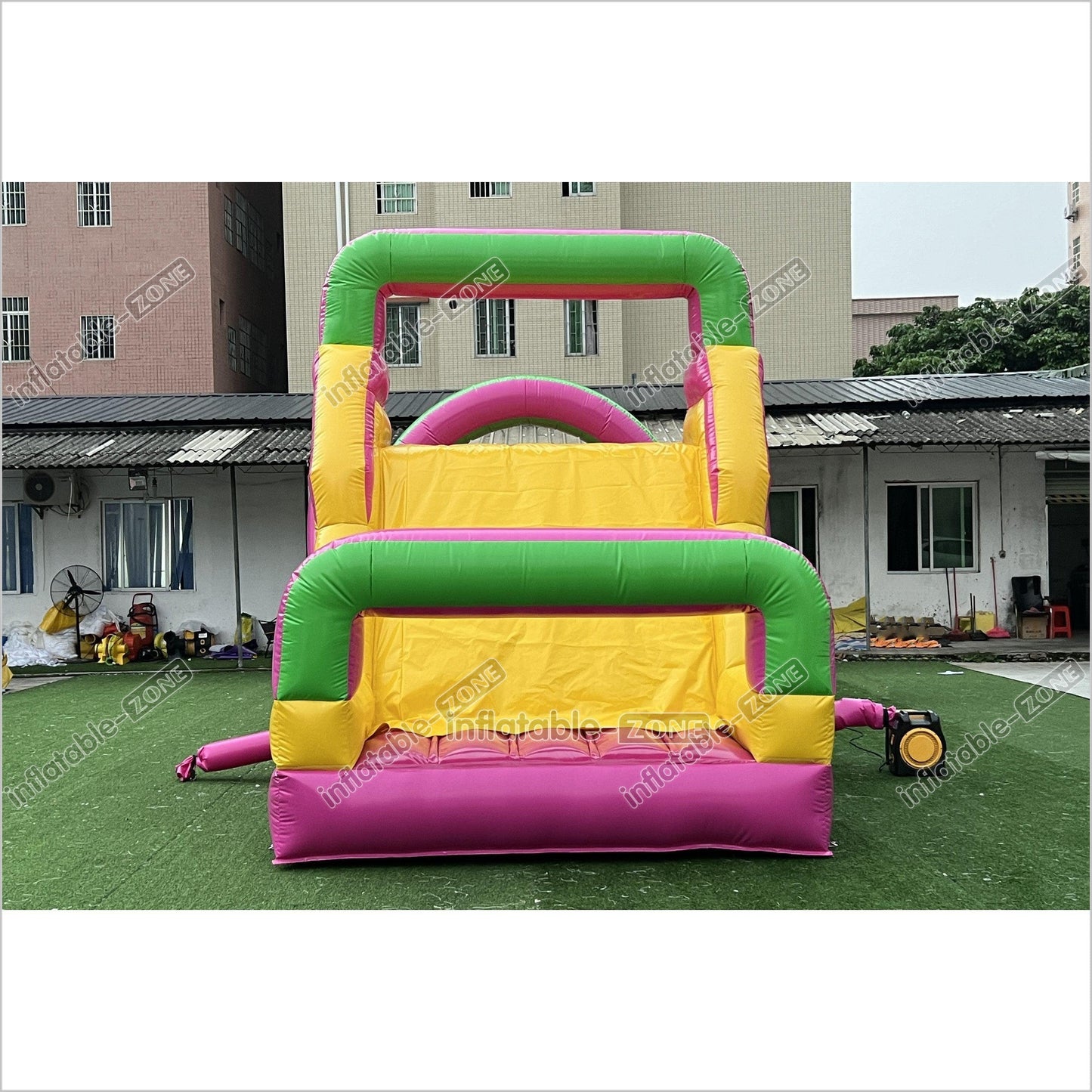 Large Obstacle Course Party Event Energy Challenge Sports Inflatable Obstacle Jumping Castle Bouncer With Slide - Inflatable-Zone