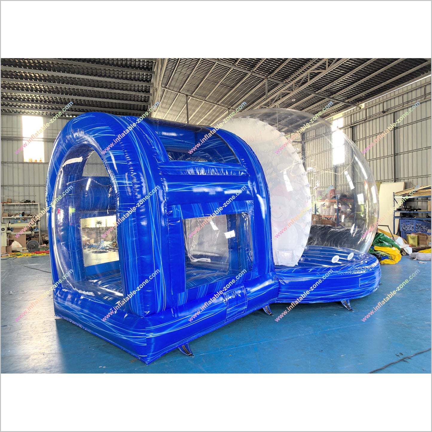 Outdoor Inflatable Christmas Snow Globe Custom Backdrop Human Size Snow Globe Photo Booth For Party - Inflatable-Zone