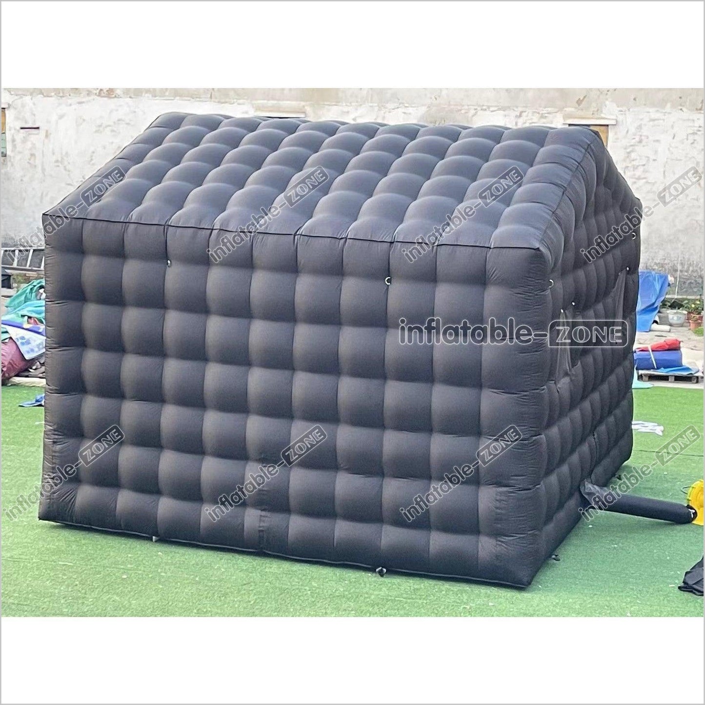 Outdoor Inflatable Nightclub Tent Commercial Black Backyard Blow Up Club Inflatable Party Cube Disco Bar Tent - Inflatable-Zone