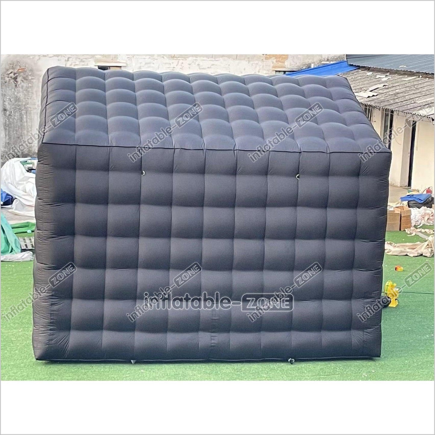 Outdoor Inflatable Nightclub Tent Commercial Black Backyard Blow Up Club Inflatable Party Cube Disco Bar Tent - Inflatable-Zone