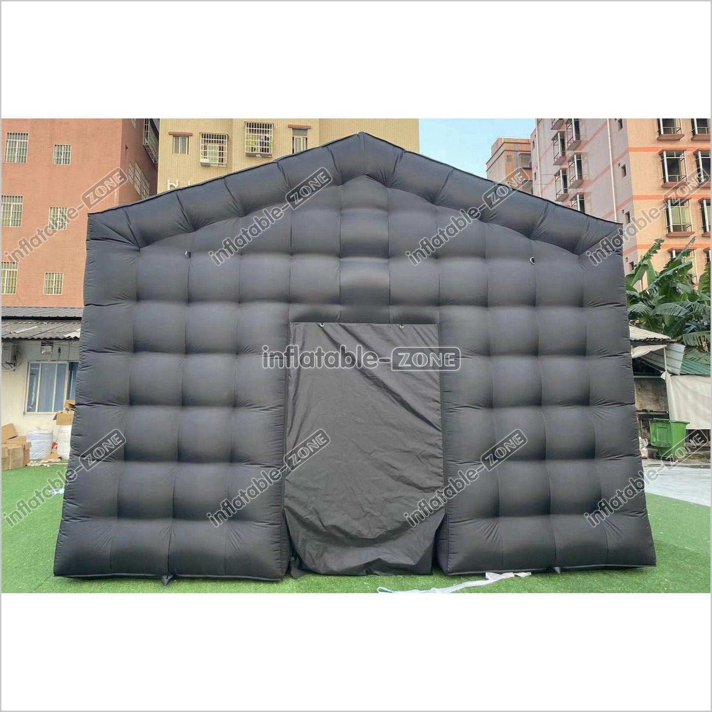 Outdoor Inflatable Nightclub Tent Commercial Black Backyard Blow Up Club Inflatable Party Cube Disco Bar Tent - Inflatable-Zone