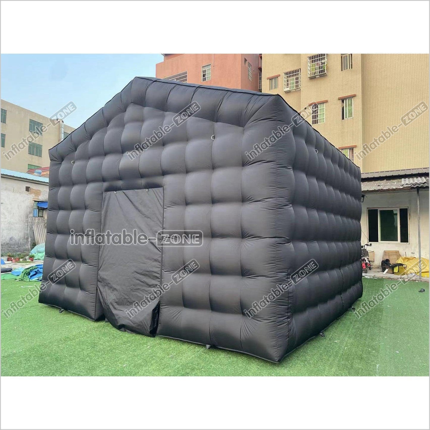 Outdoor Inflatable Nightclub Tent Commercial Black Backyard Blow Up Club Inflatable Party Cube Disco Bar Tent - Inflatable-Zone