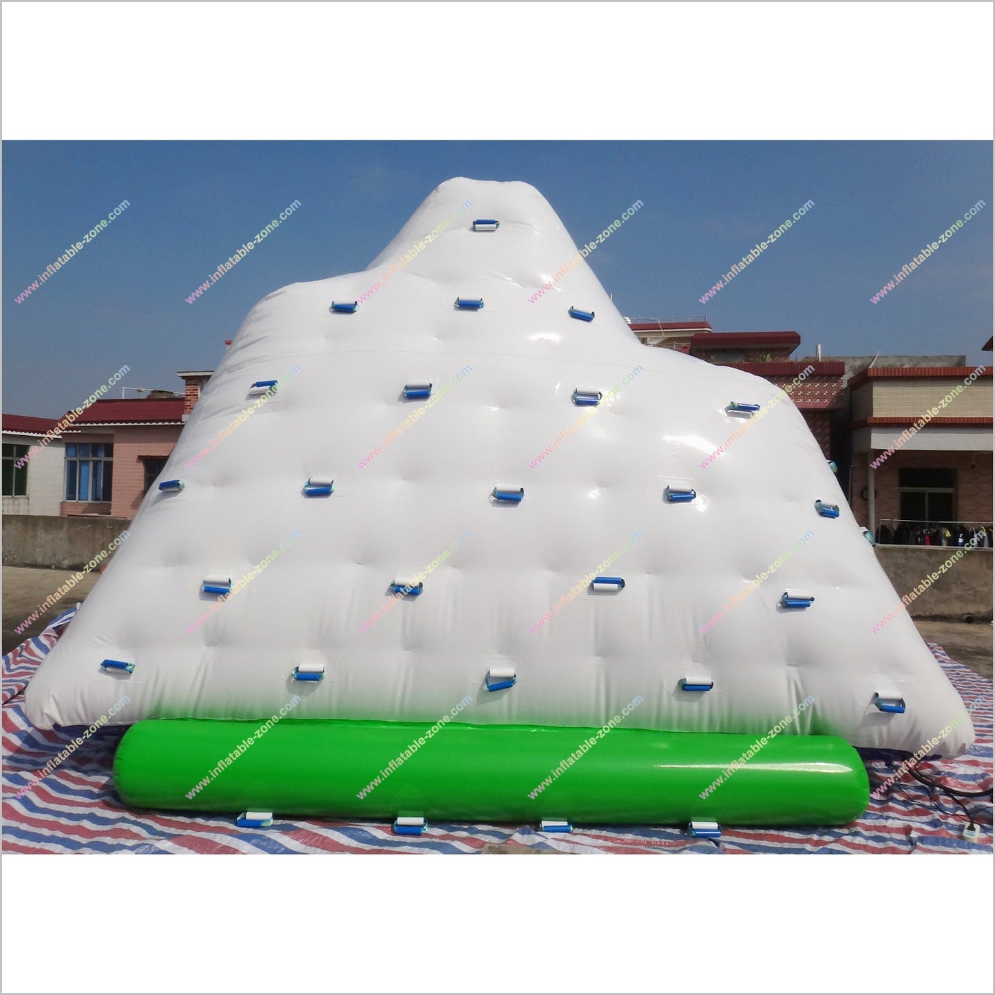 Party Island Floating Inflatable Iceberg Water Park Inflatables Iceberg Climbing Wall - Inflatable-Zone