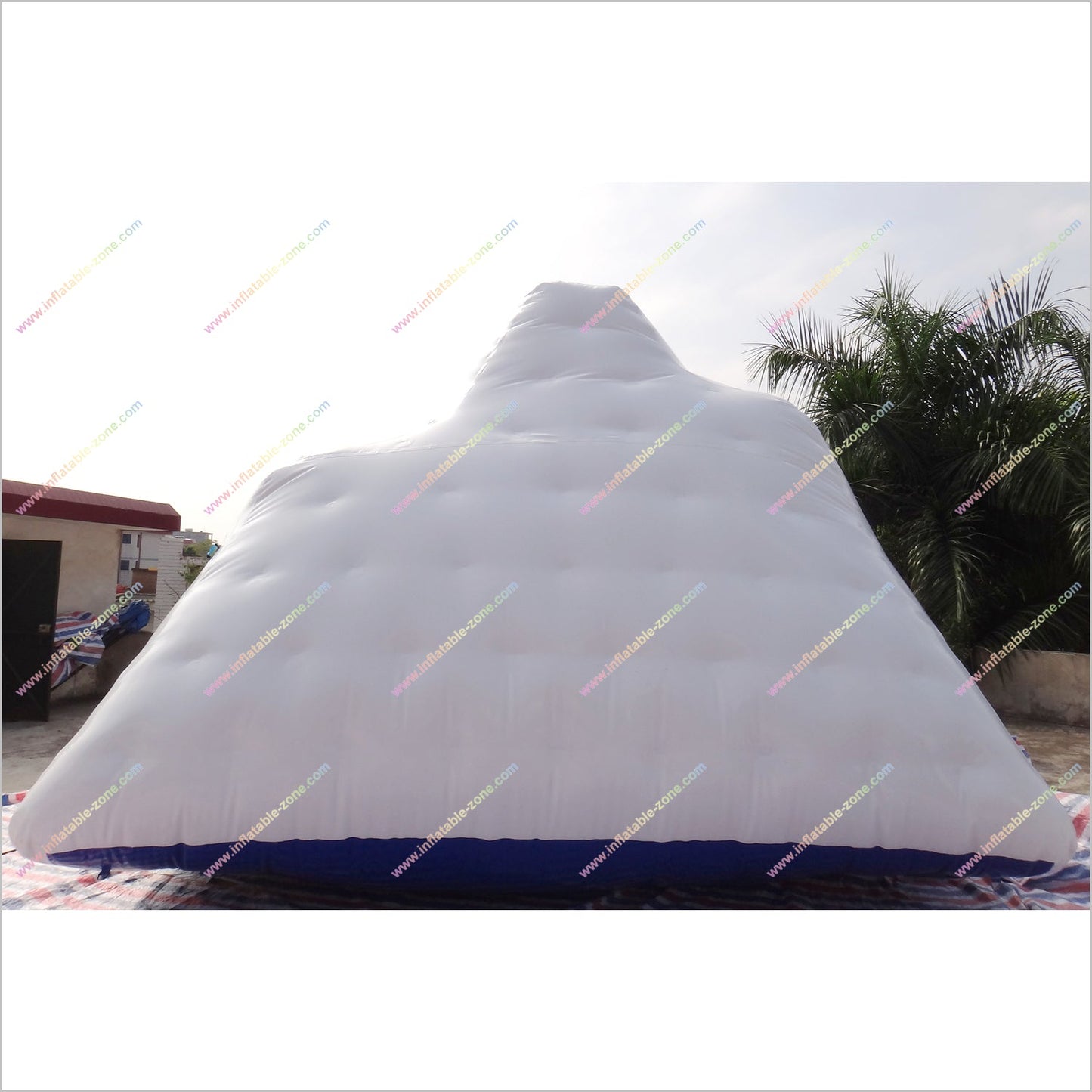 Party Island Floating Inflatable Iceberg Water Park Inflatables Iceberg Climbing Wall - Inflatable-Zone