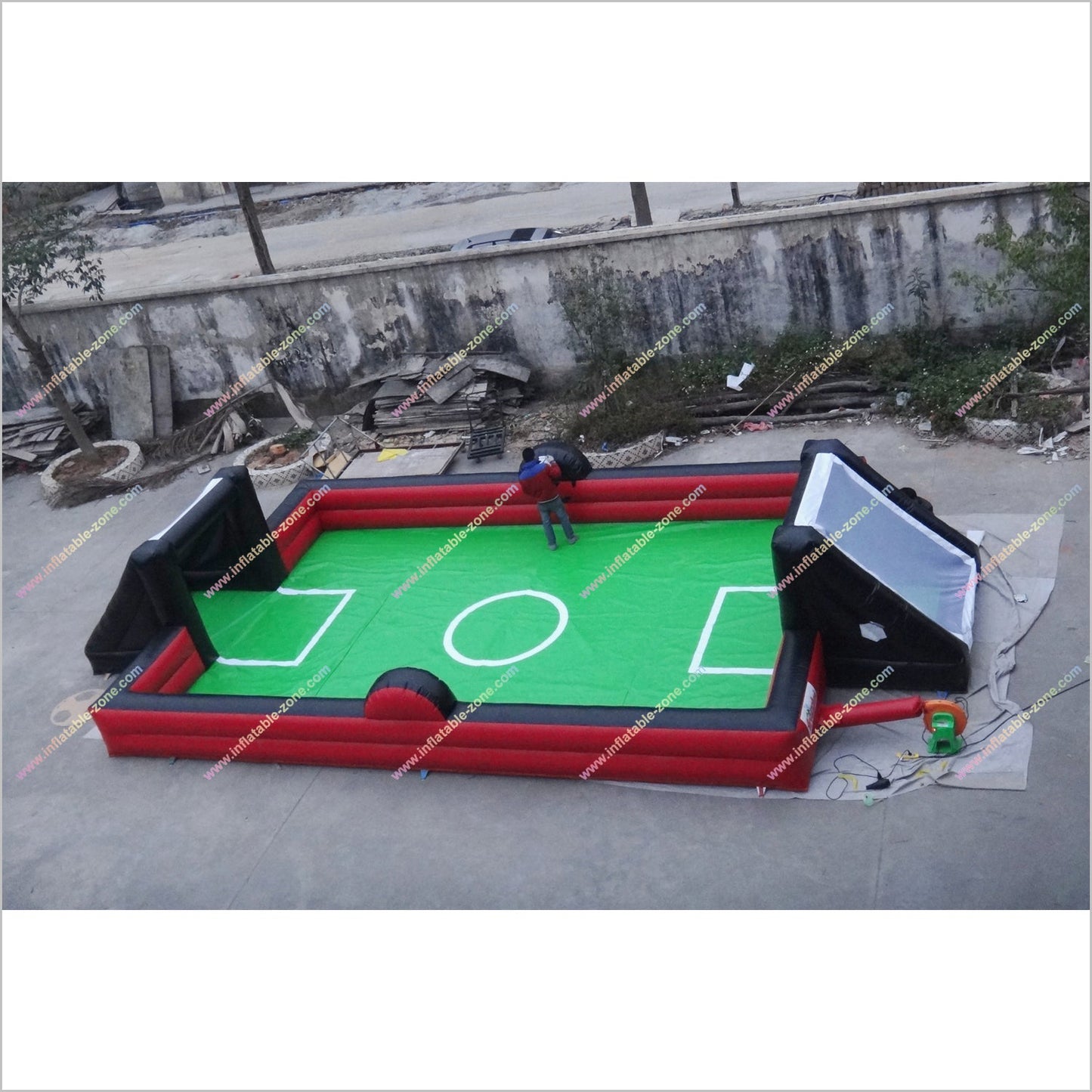 Rent Inflatable Soccer Field Portable Outdoor Inflatable Sports Arena Football Pitches Playground Equipment For Home - Inflatable-Zone
