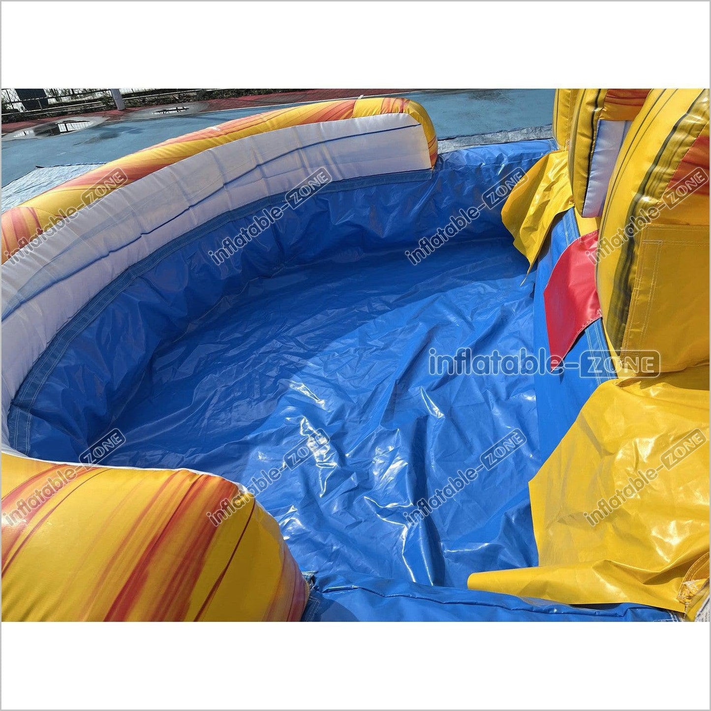 Tropical Wave Water Slide Party Jumper Rental Commercial Playground Equipment Inflatable Water Slide Into Pool - Inflatable-Zone