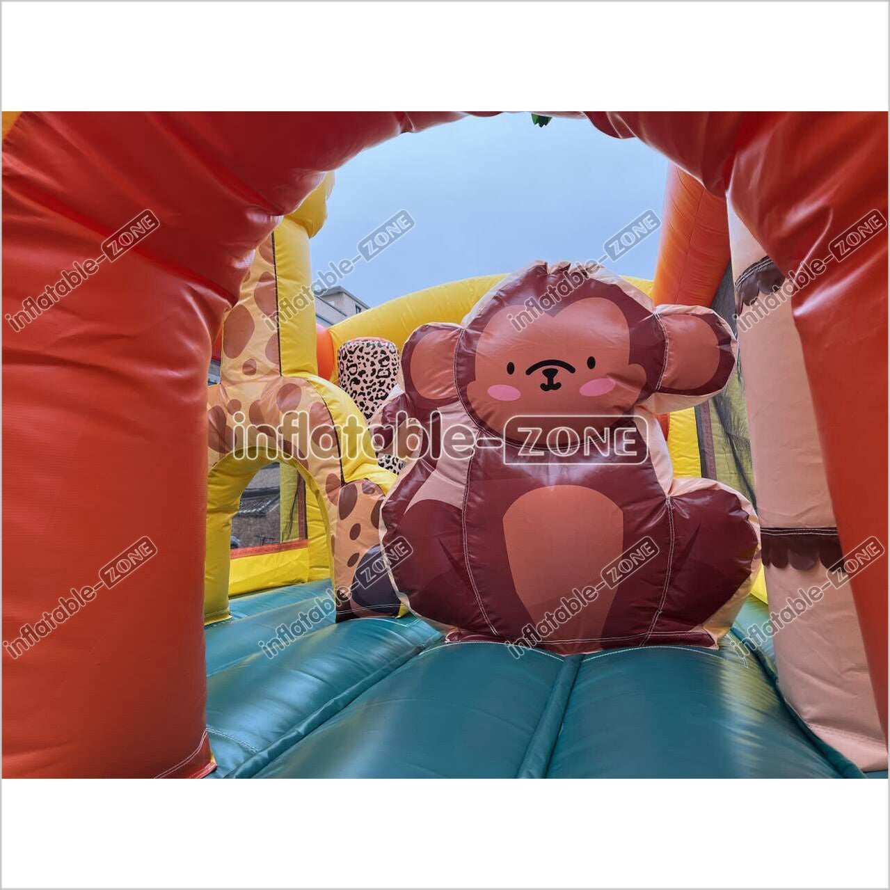 Commercial Kids And Adults Outdoor Inflatable Tropical Obstacle Course Playground Near Me - Inflatable-Zone