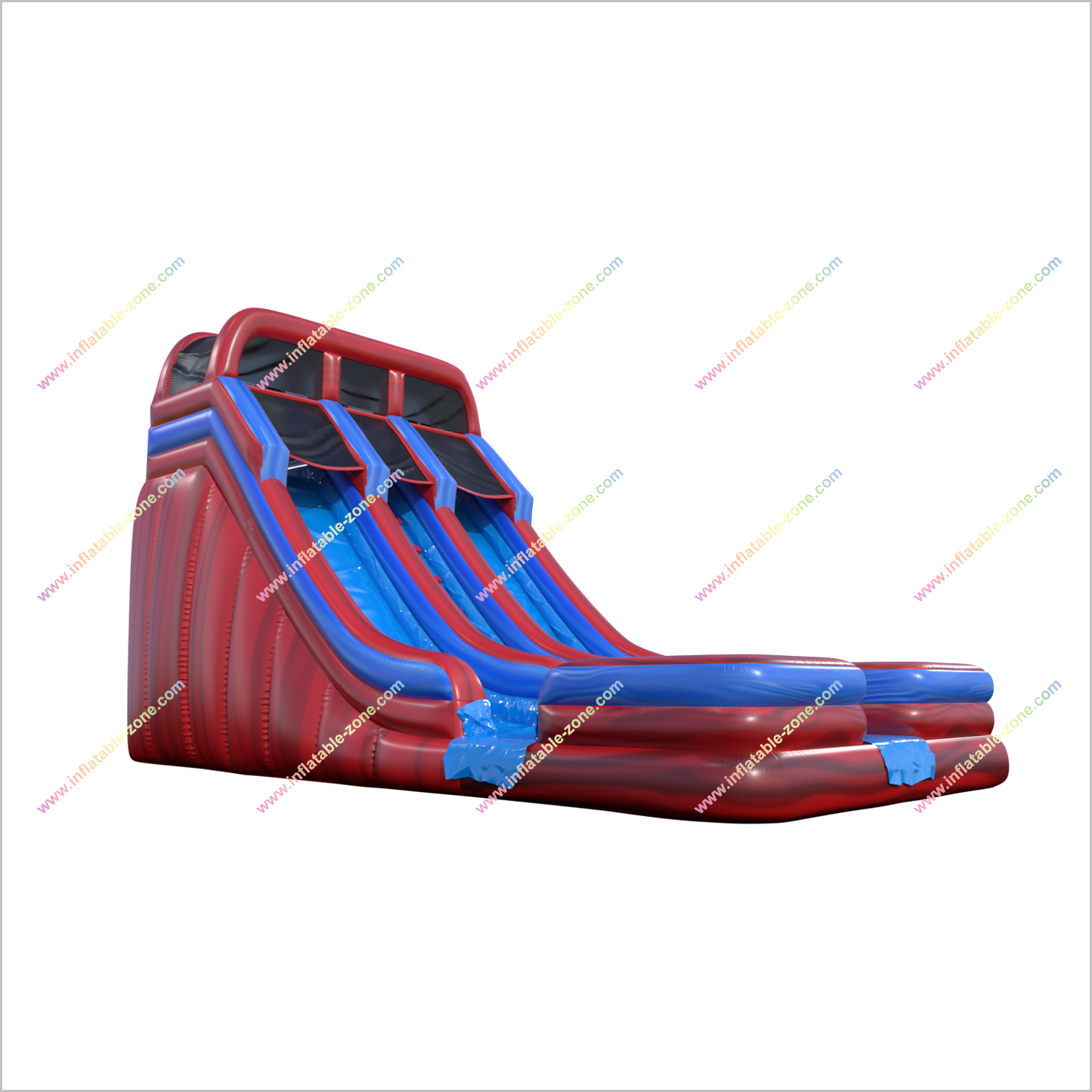 Inflatable Large Water Slide Playground Equipment Near Me Splash Water Park Dual Lane Water Slide Rental - Inflatable-Zone