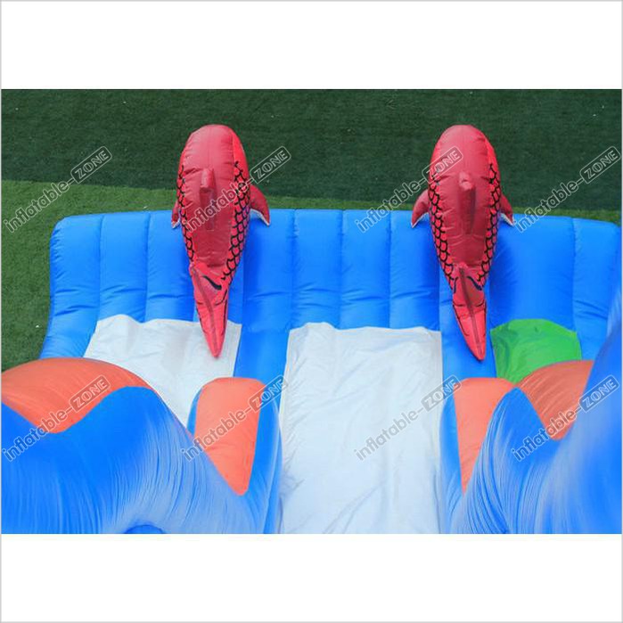 Garden Outdoor Inflatable Dry Slide, Big Party Cartoon Toddler Blow Up Dry Slide