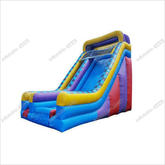 Kids Funny Giant Inflatable Dry Slide , Customized Outdoor Games Blow Up Slide