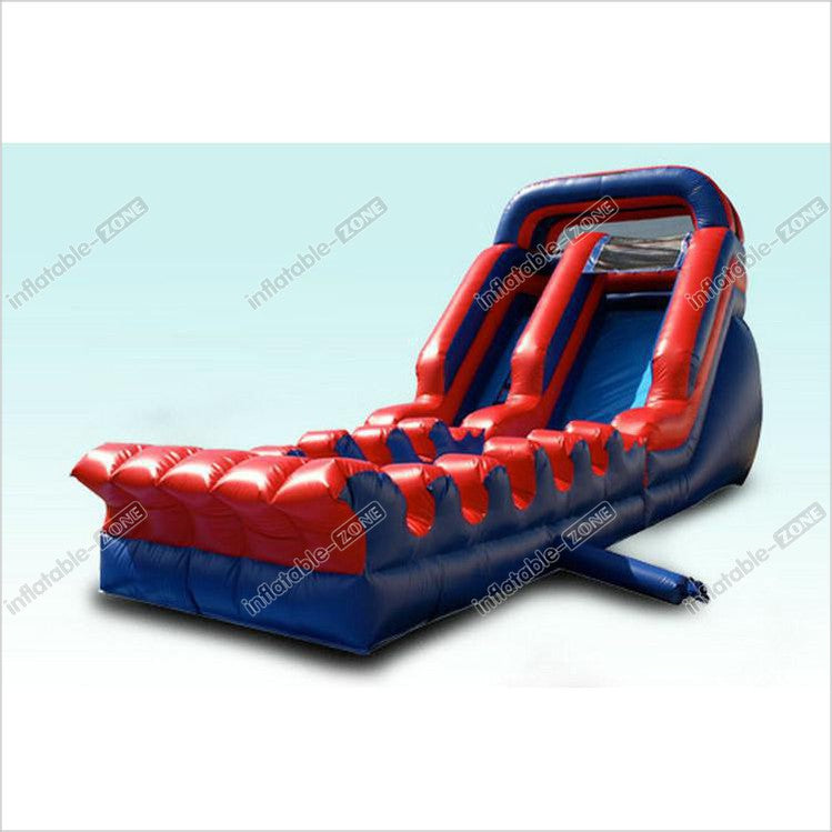 Outdoor Games Kids Inflatable Water Slide 0.55MM PVC Tarpaulin For Commercial Events