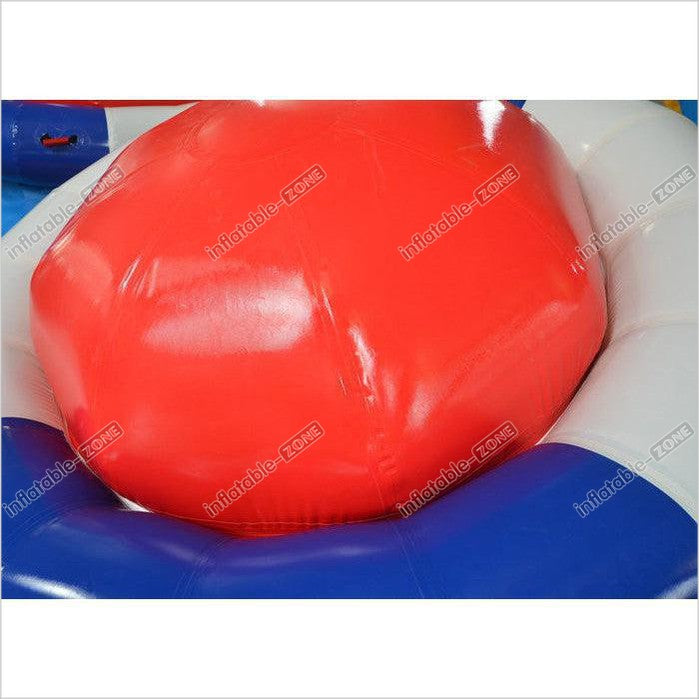 Attractive Blue Inflatable Water Game Spinner Rocker En71 Ce