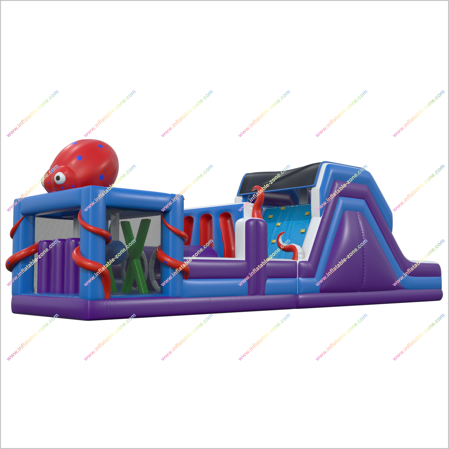 Inflatable Obstacle Course Rental Near Me Blow Up Octopus Obstacle Course Soft Play For Sale - Inflatable-Zone