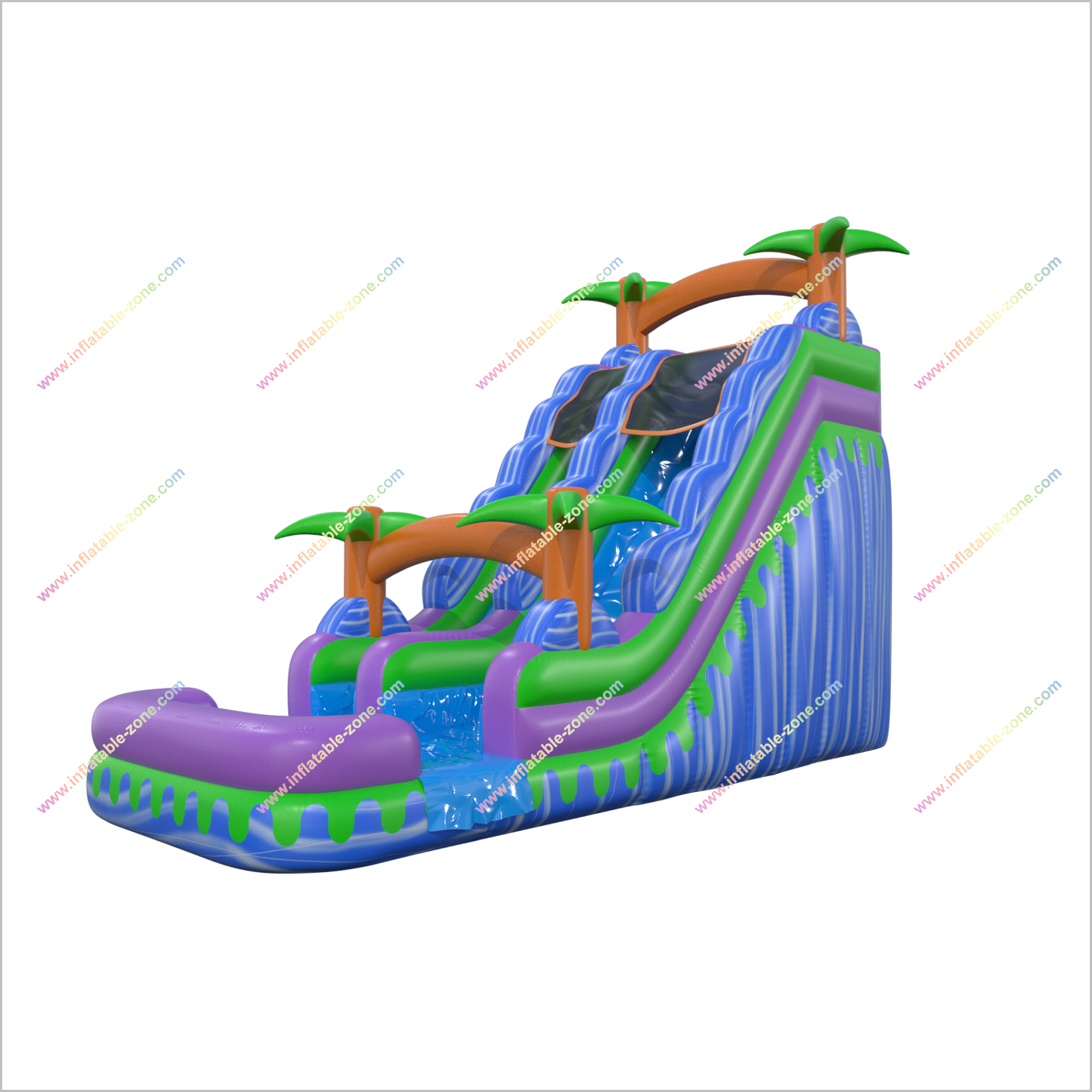 Outdoor Water Slide Inflatable Splash Bounce Waterslide Rental Near Me Portable Swimming Pool Slides - Inflatable-Zone