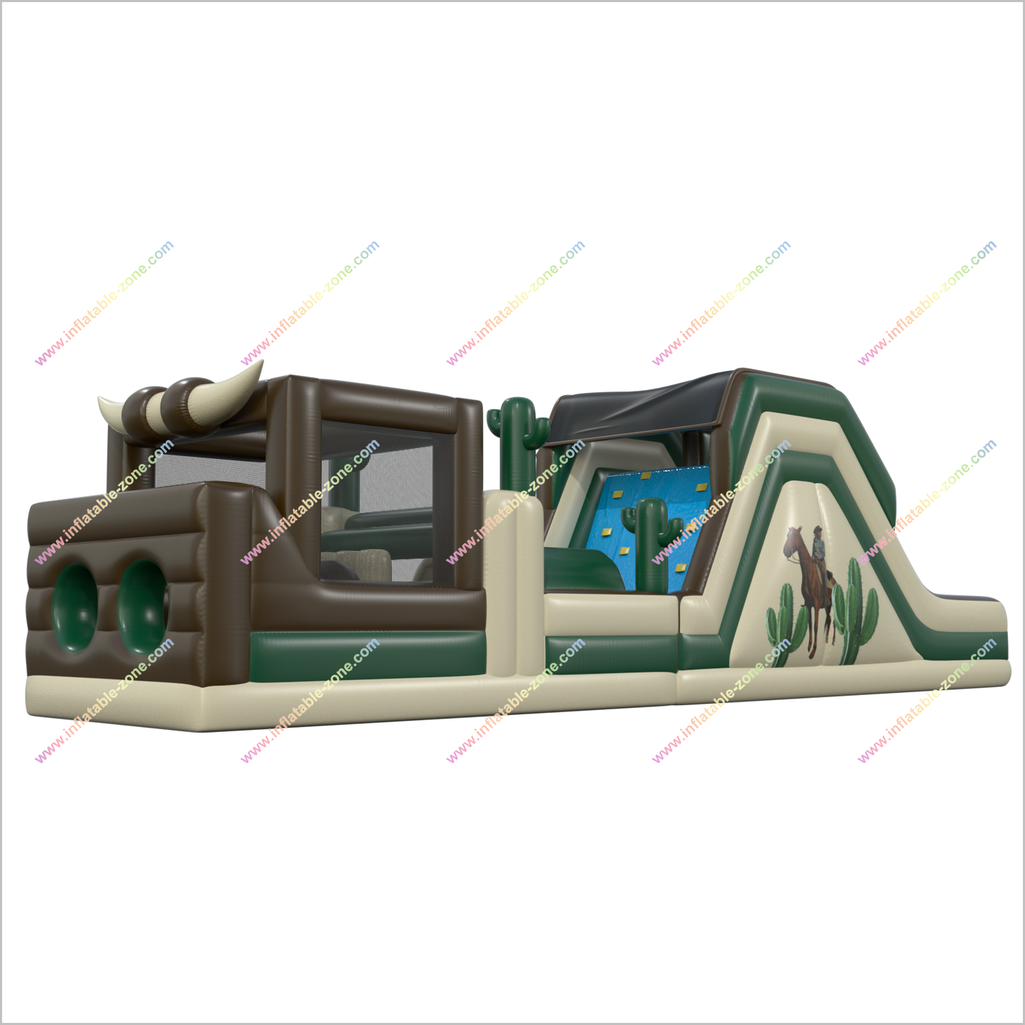 Inflatable Obstacle Course Rental Party Time Assault Course Game Challenge Bounce House Obstacle Course For Adults - Inflatable-Zone