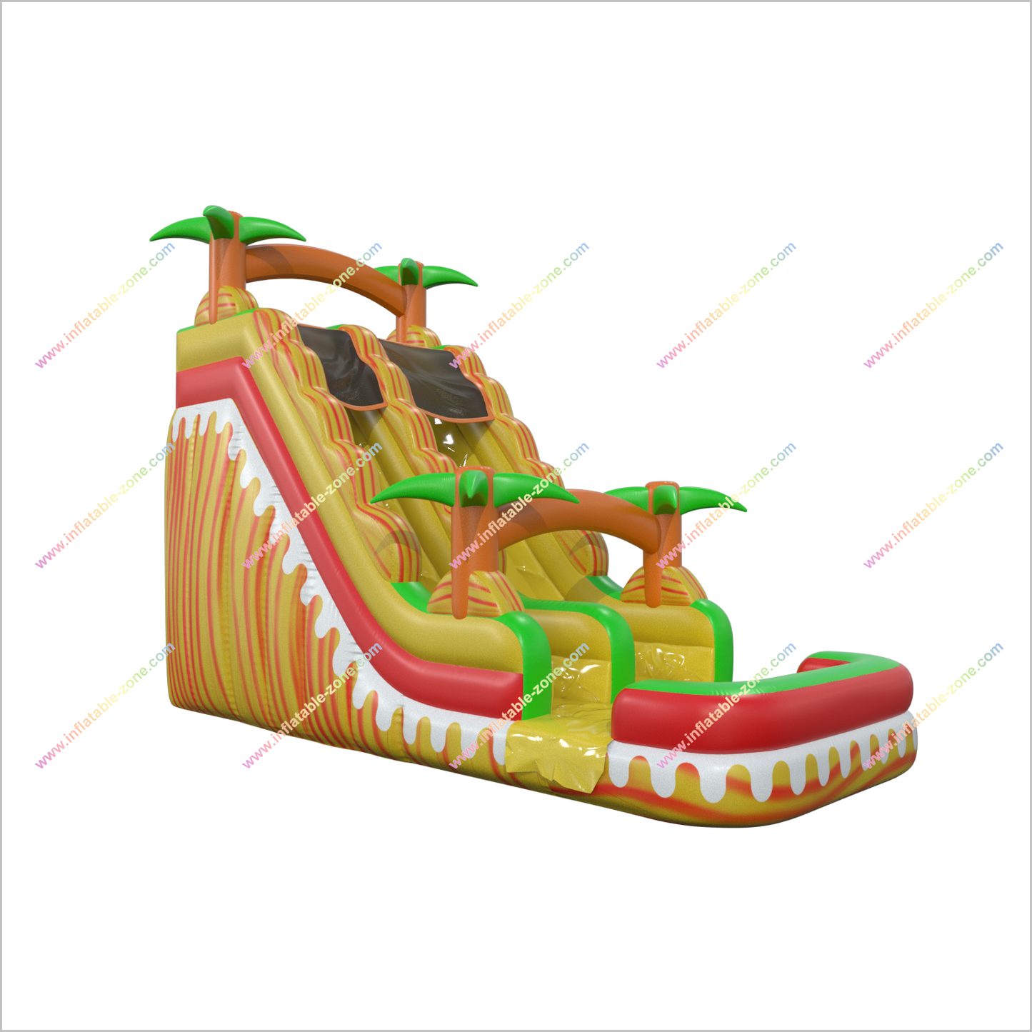 Happy Hop Inflatable Water Slide Bouncy Pool Blow Up Jumper Rentals Best Water Slides For Backyard - Inflatable-Zone