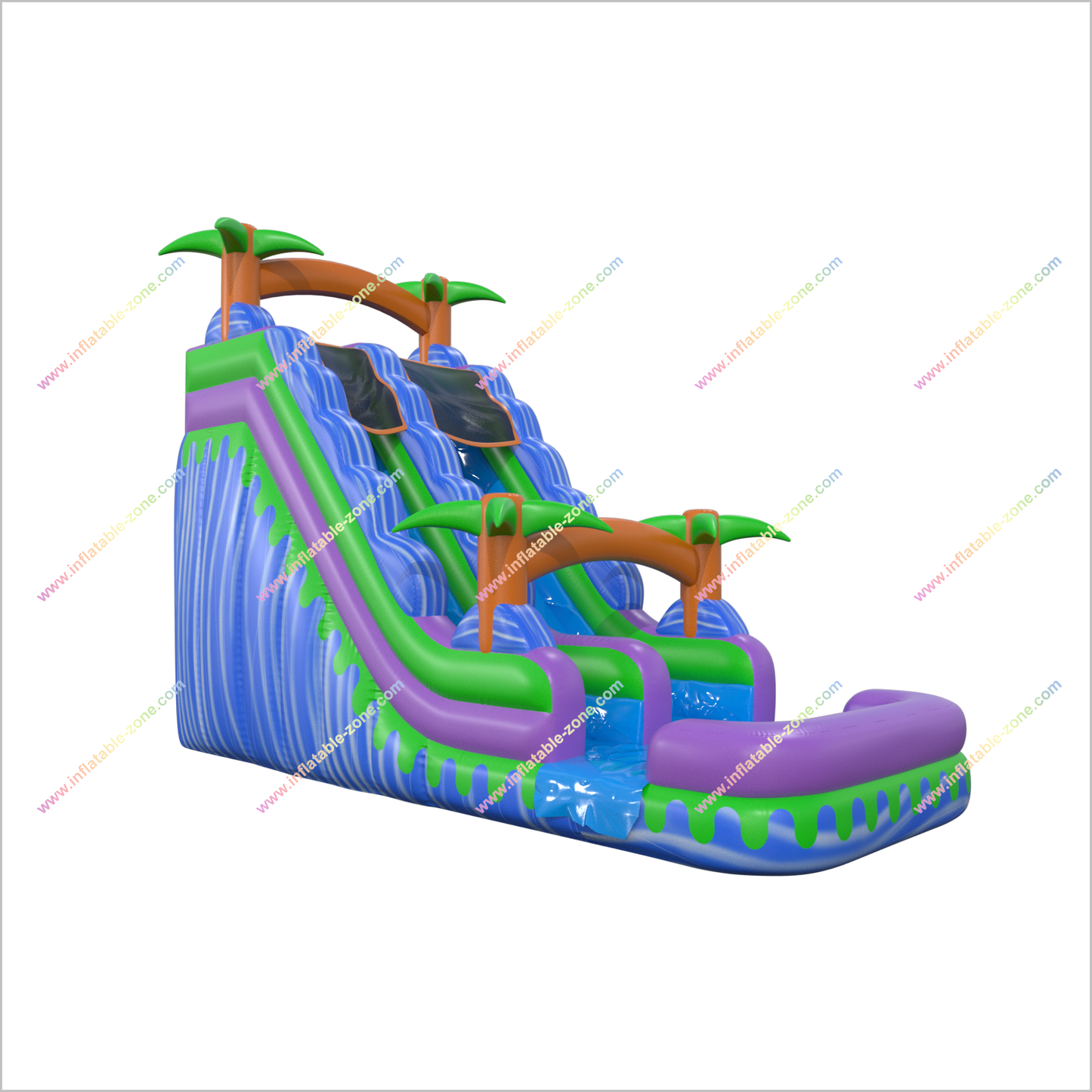Outdoor Water Slide Inflatable Splash Bounce Waterslide Rental Near Me Portable Swimming Pool Slides - Inflatable-Zone