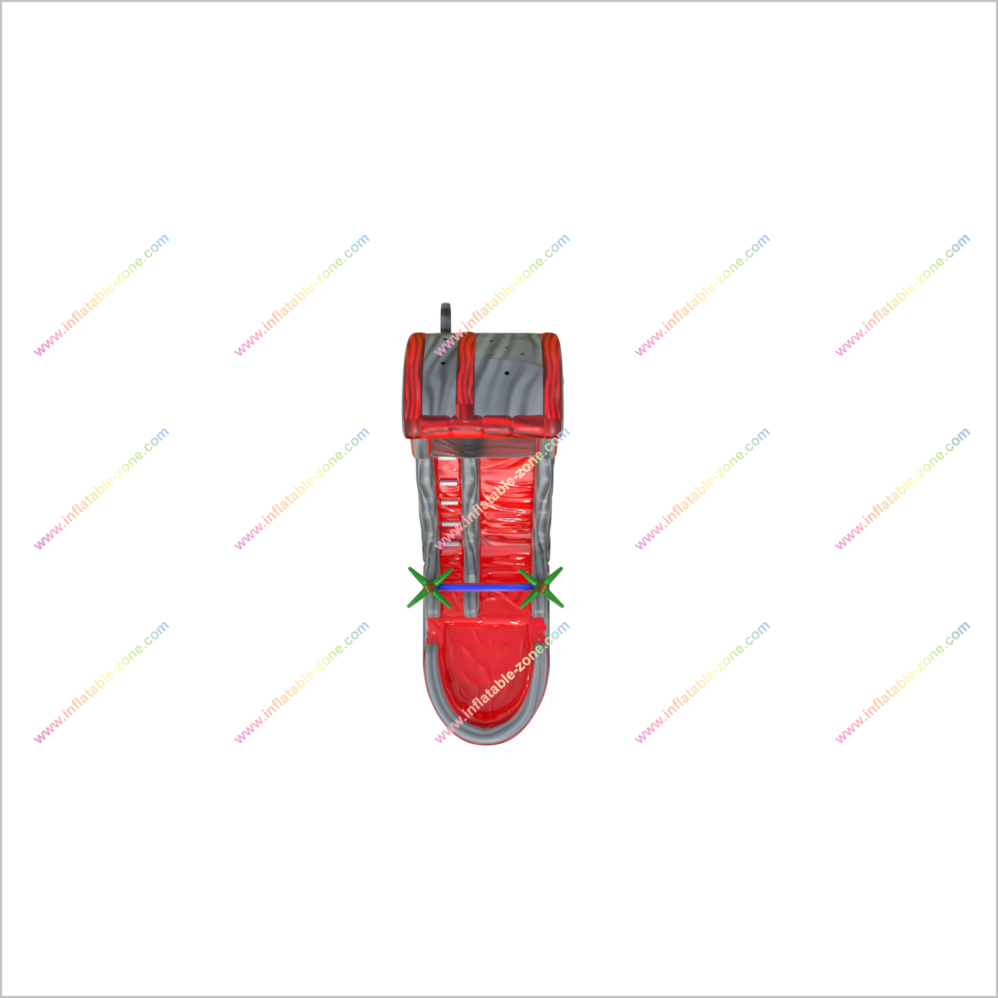 Lava Flow Water Slide Inflatable Pool Playground Wet And Dry Water Slide Bouncing All Around Party - Inflatable-Zone