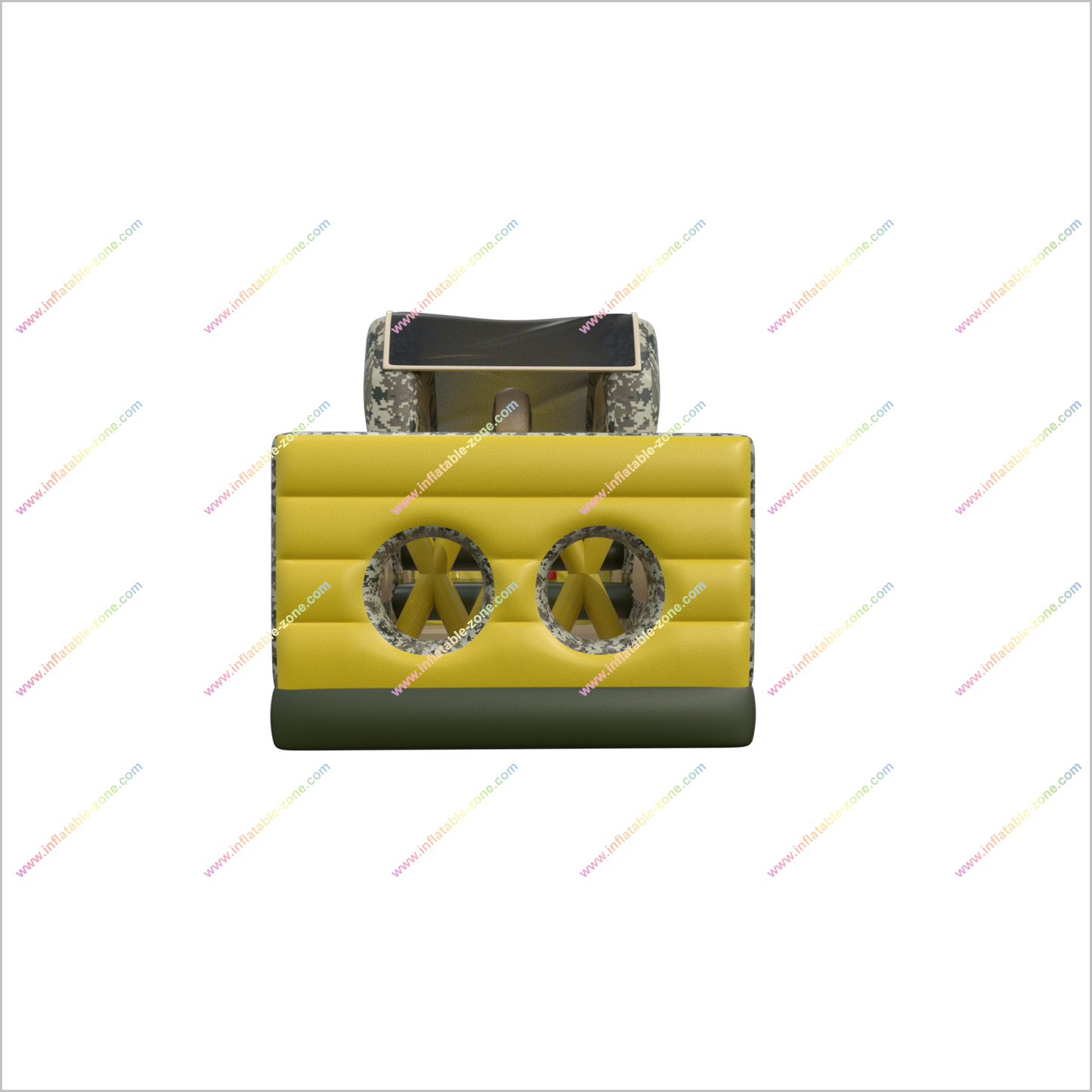 Long Boot Camp Inflatable Obstacle Course Camo Inflatable Special Ops Challenge Obstacle Course Near Me Outdoor - Inflatable-Zone