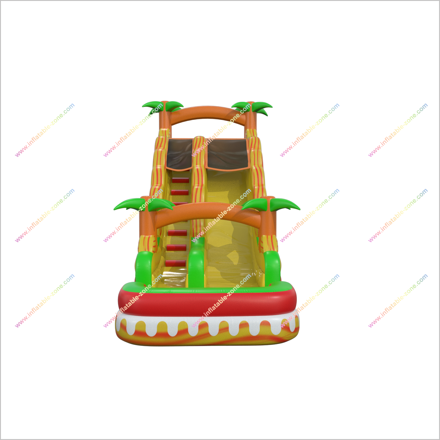 Happy Hop Inflatable Water Slide Bouncy Pool Blow Up Jumper Rentals Best Water Slides For Backyard - Inflatable-Zone