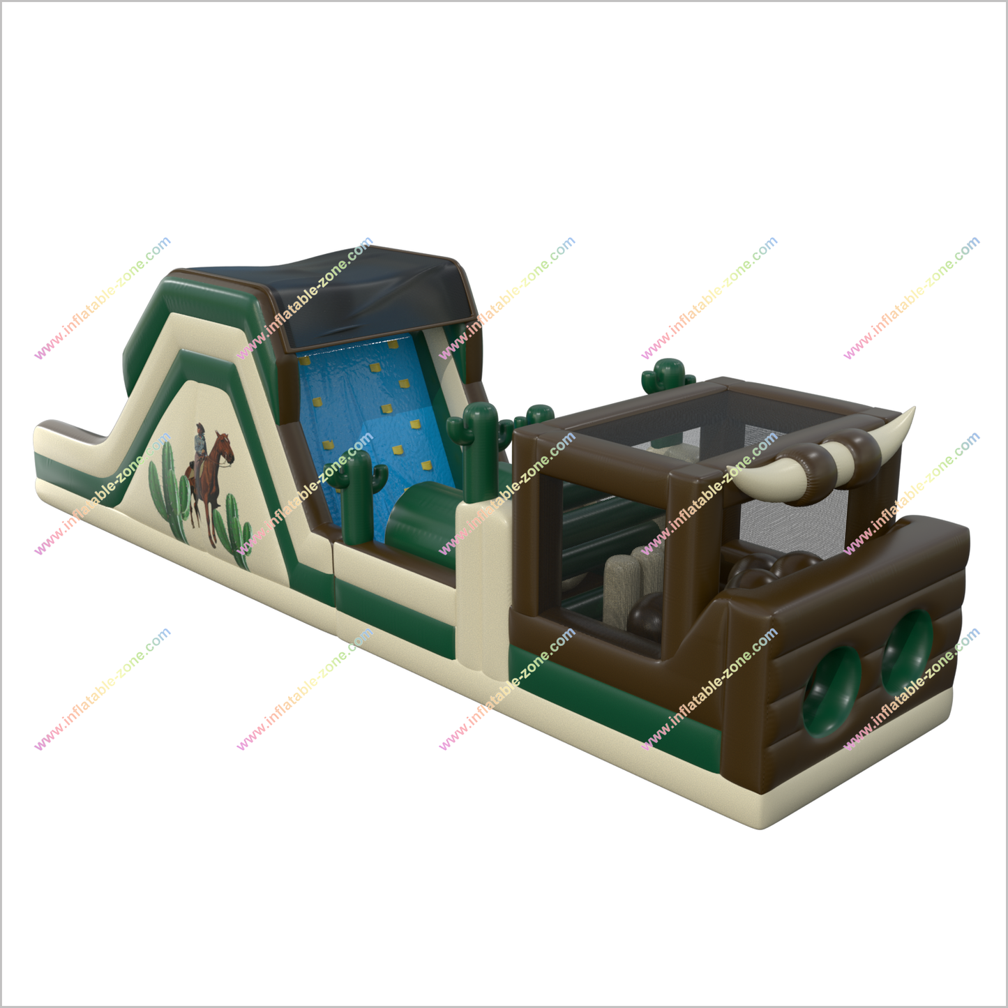 Inflatable Obstacle Course Rental Party Time Assault Course Game Challenge Bounce House Obstacle Course For Adults - Inflatable-Zone