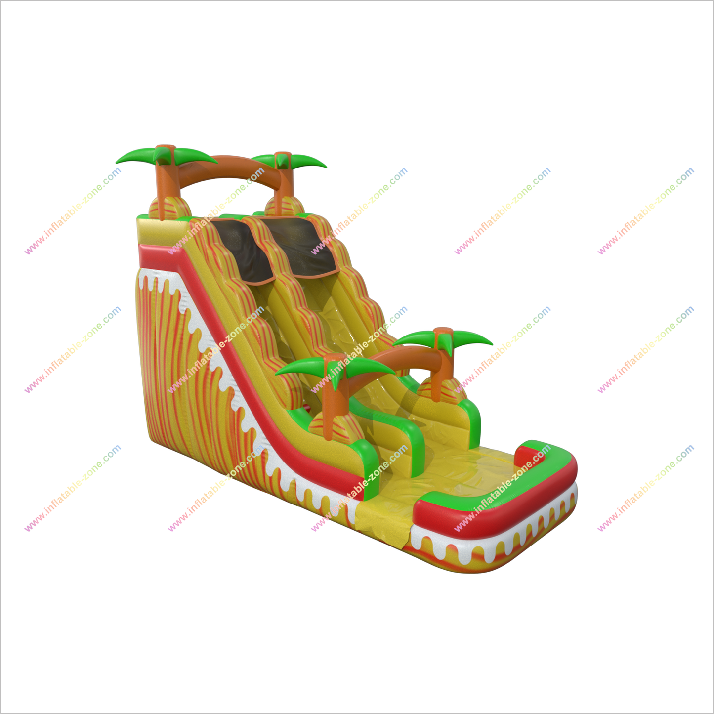 Happy Hop Inflatable Water Slide Bouncy Pool Blow Up Jumper Rentals Best Water Slides For Backyard - Inflatable-Zone
