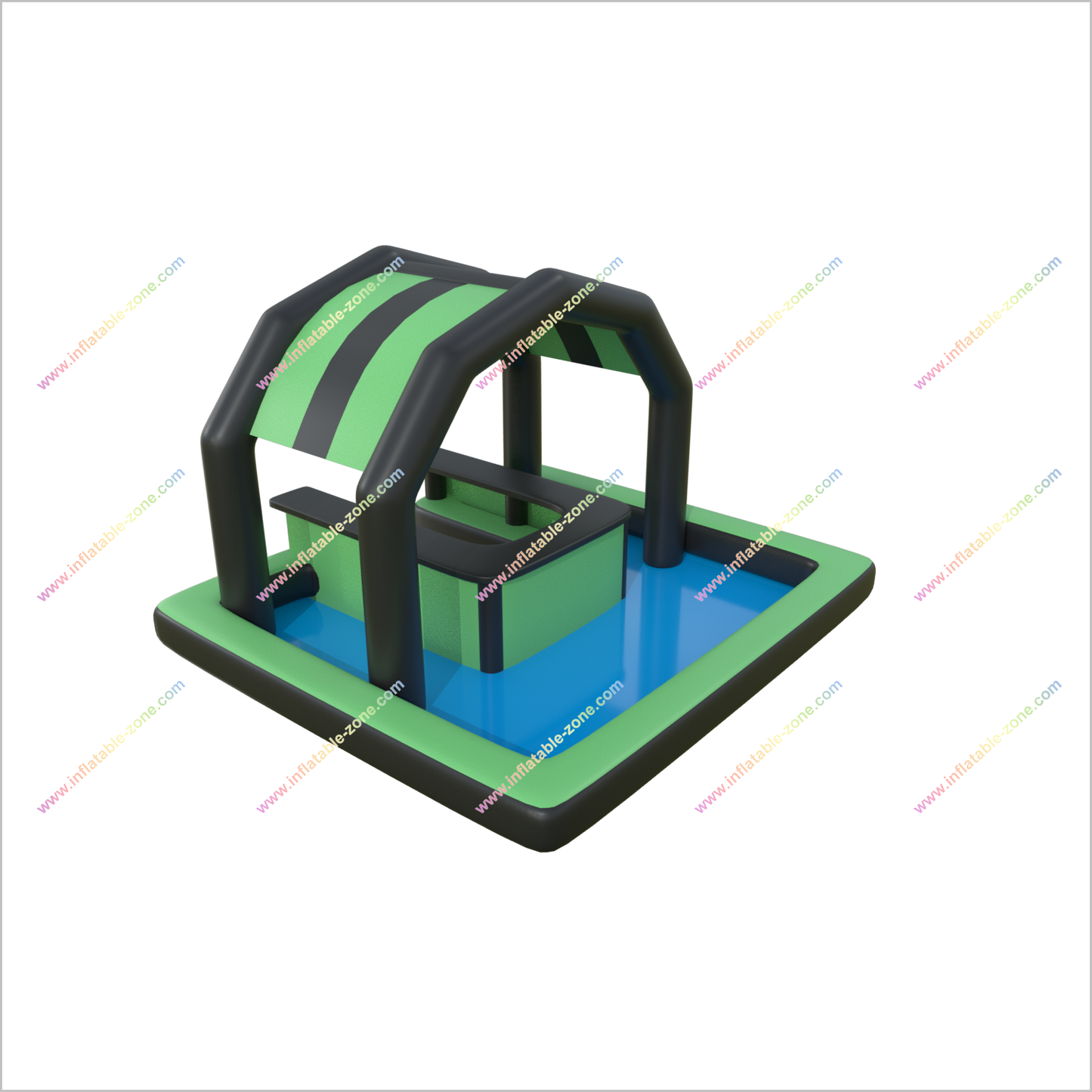 Inflatable Pool Bar Float Camping Floating Tent Inflatable Water Play Floating Pool Bar Tent Floats On Water - Inflatable-Zone