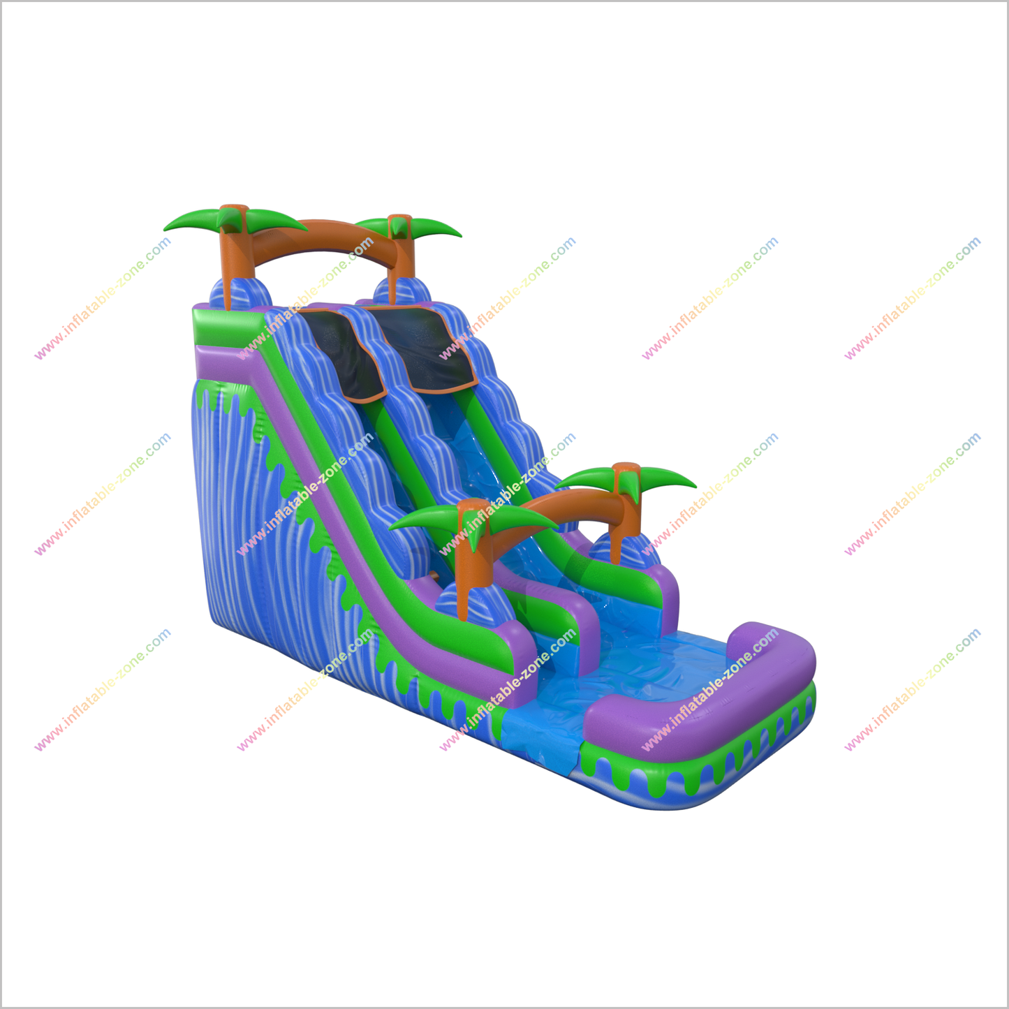 Outdoor Water Slide Inflatable Splash Bounce Waterslide Rental Near Me Portable Swimming Pool Slides - Inflatable-Zone