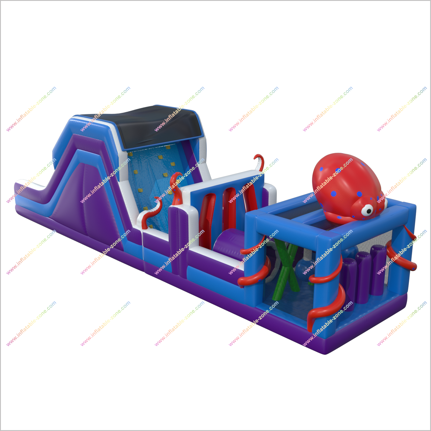 Inflatable Obstacle Course Rental Near Me Blow Up Octopus Obstacle Course Soft Play For Sale - Inflatable-Zone