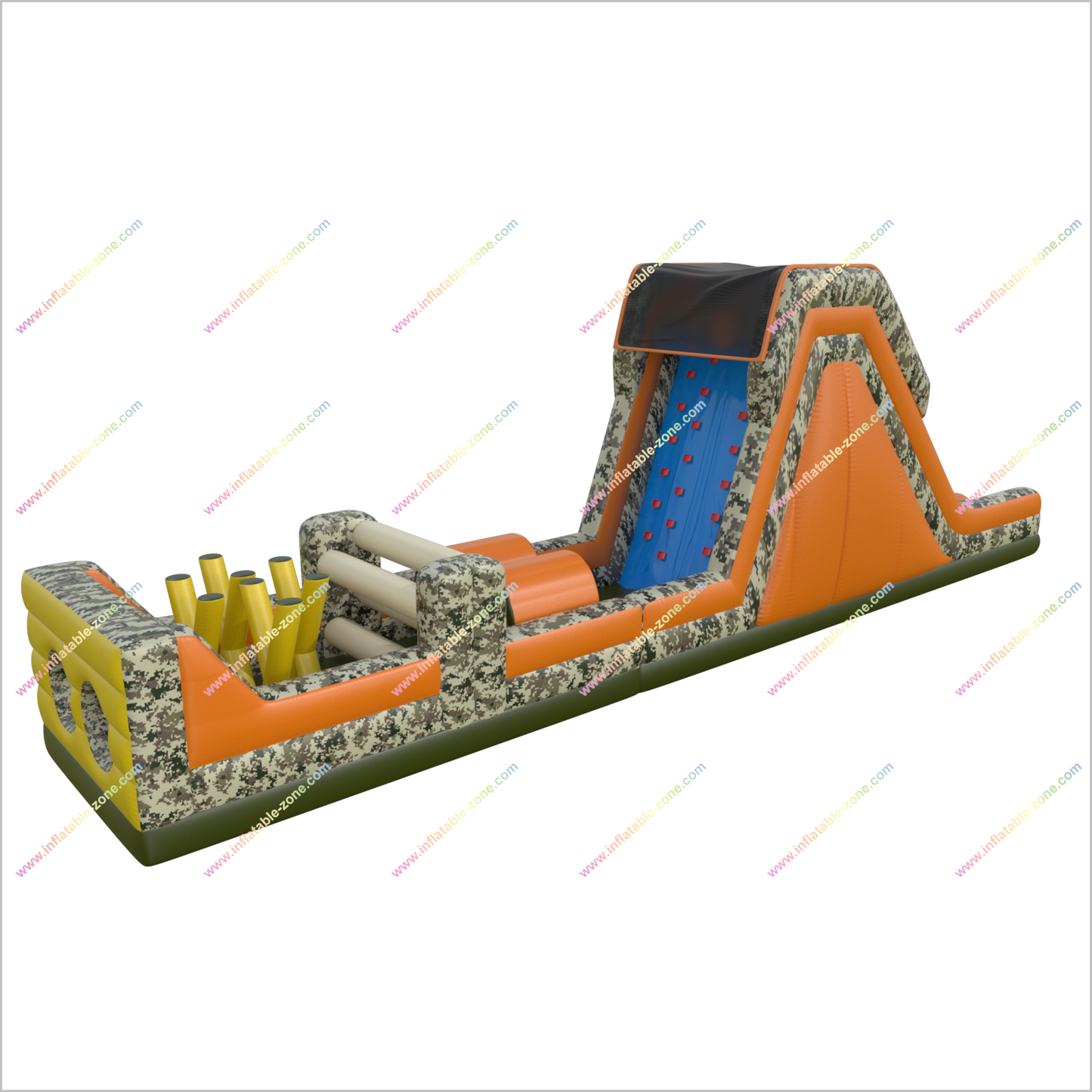 Adult Indoor Obstacle Course Boot Camp Challenge Inflatable Obstacle Course Bounce House With Slide - Inflatable-Zone