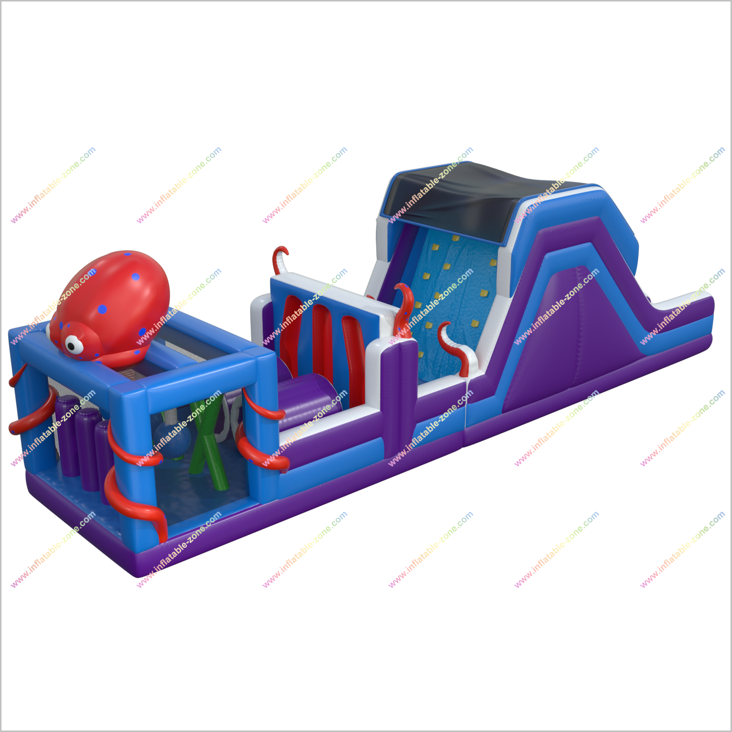 Inflatable Obstacle Course Rental Near Me Blow Up Octopus Obstacle Course Soft Play For Sale - Inflatable-Zone