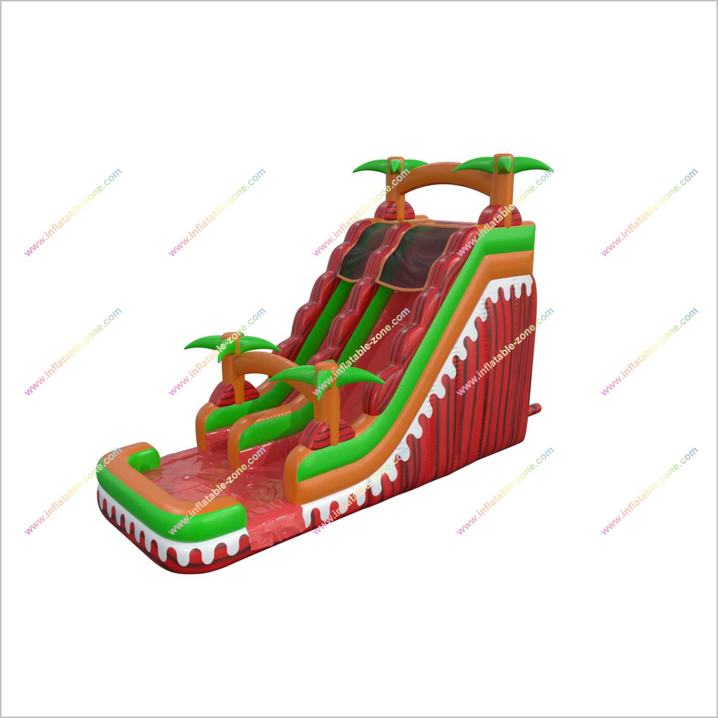 Ruby Crush Inflatable Water Slide And Pool Wet Jumping Castle Blow Up Water Slide For Adults - Inflatable-Zone