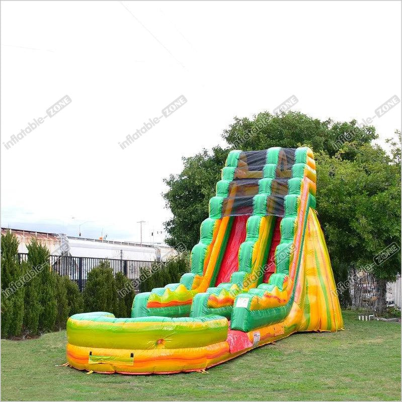 Commercial Inflatable Water Slides Slip And Slide Backyard Splash Pool Bouncy Castle Jumping Outdoor - Inflatable-Zone